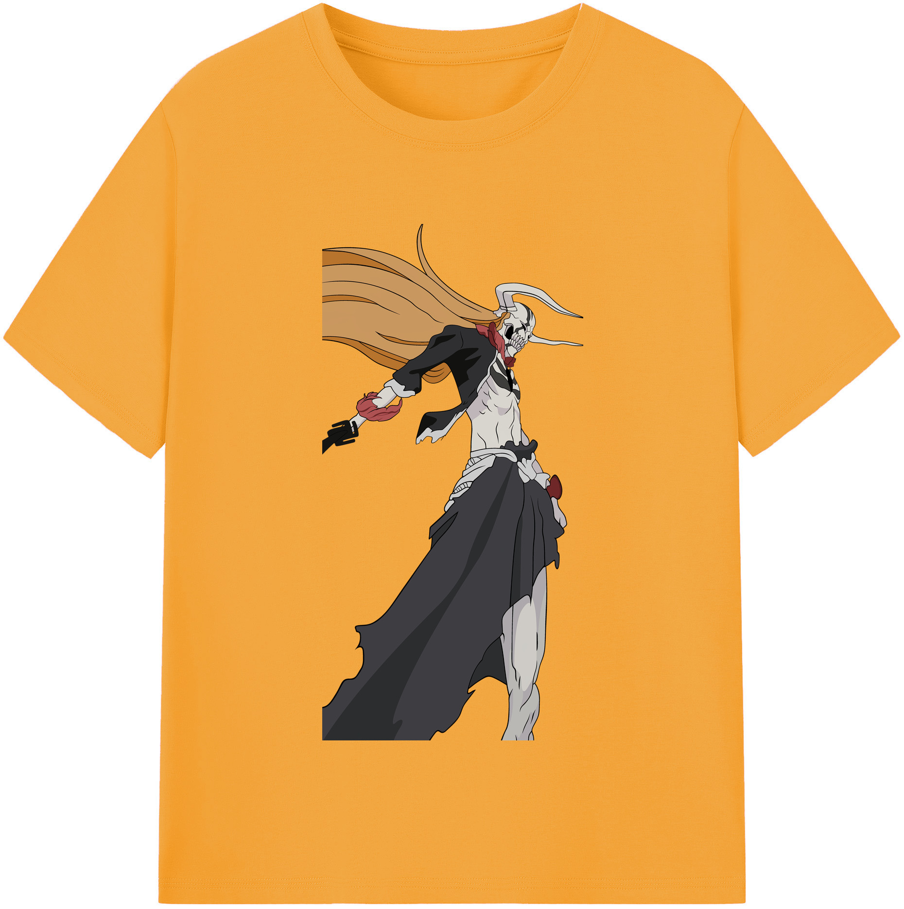 （画像用） ブリーチ 黒崎一護（くろさき いちご）BLEACH Kurosaki Ichigo レディースカジュアルプリントTシャツ（綿100％）