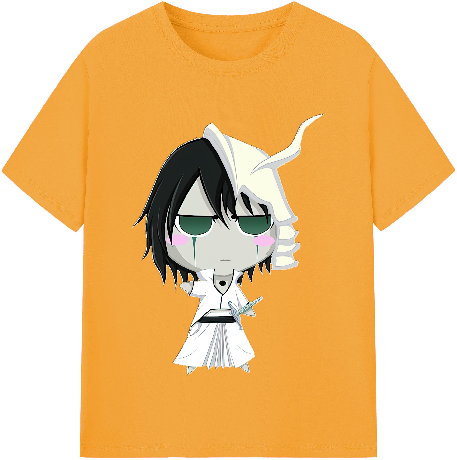 （画像用） ブリーチ ウルキオラ·シファー BLEACH Ulquiorra cifer レディースカジュアルプリントTシャツ（綿100％）