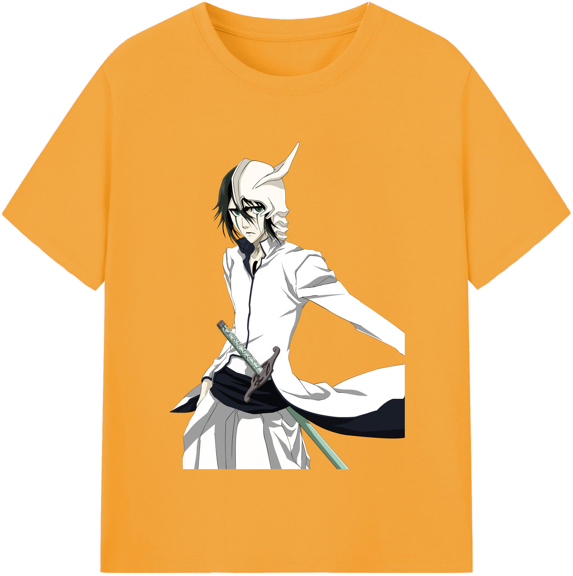 （画像用） ブリーチ ウルキオラ·シファー BLEACH Ulquiorra cifer レディースカジュアルプリントTシャツ（綿100％）