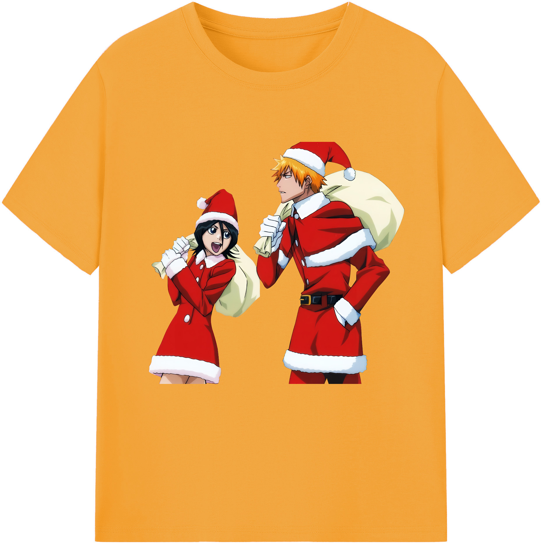 （画像用） ブリーチ 朽木ルキア BLEACH Kuchiki Rukia レディースカジュアルプリントTシャツ（綿100％）
