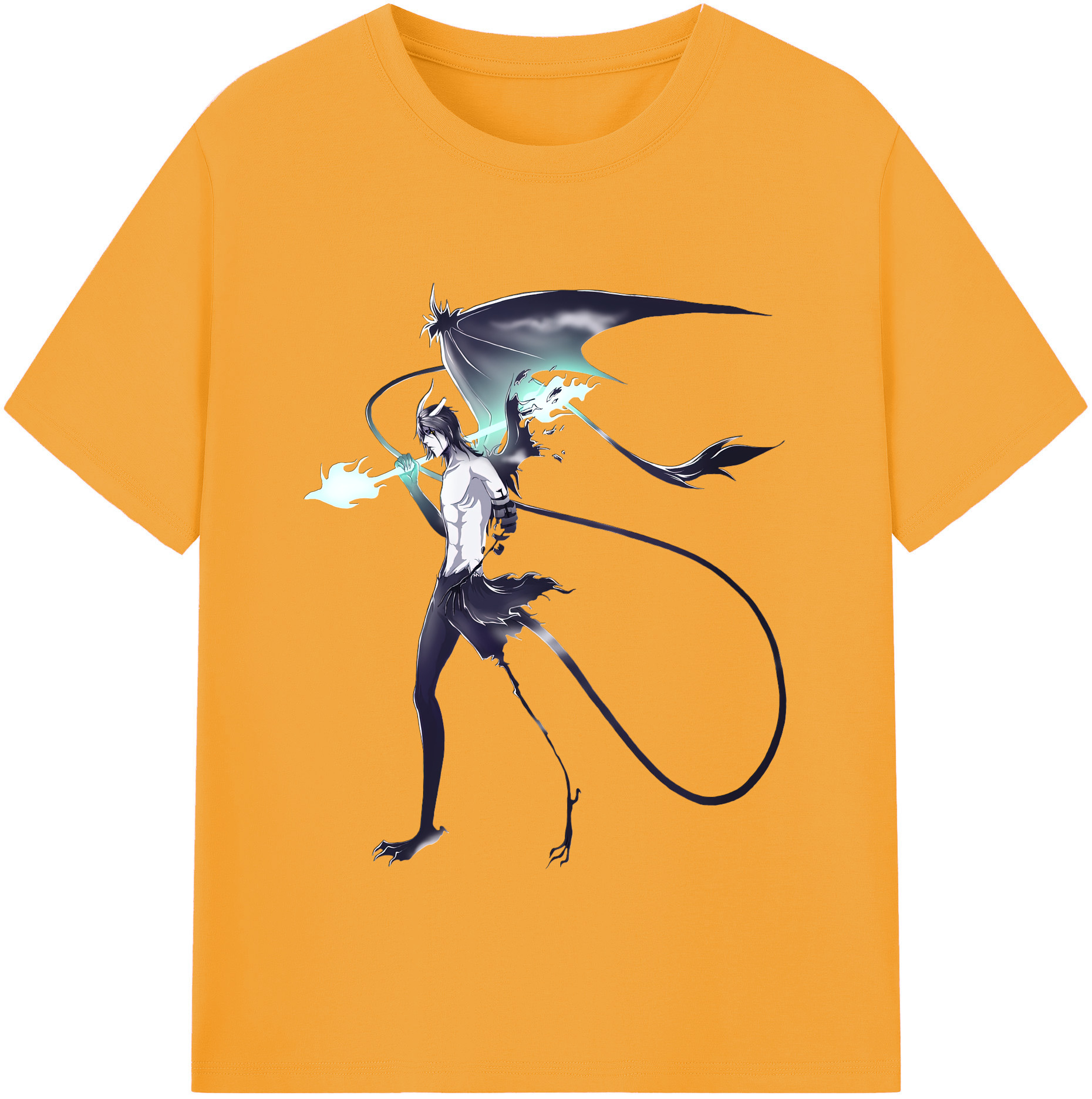 （画像用） ブリーチ ウルキオラ·シファー BLEACH Ulquiorra cifer レディースカジュアルプリントTシャツ（綿100％）