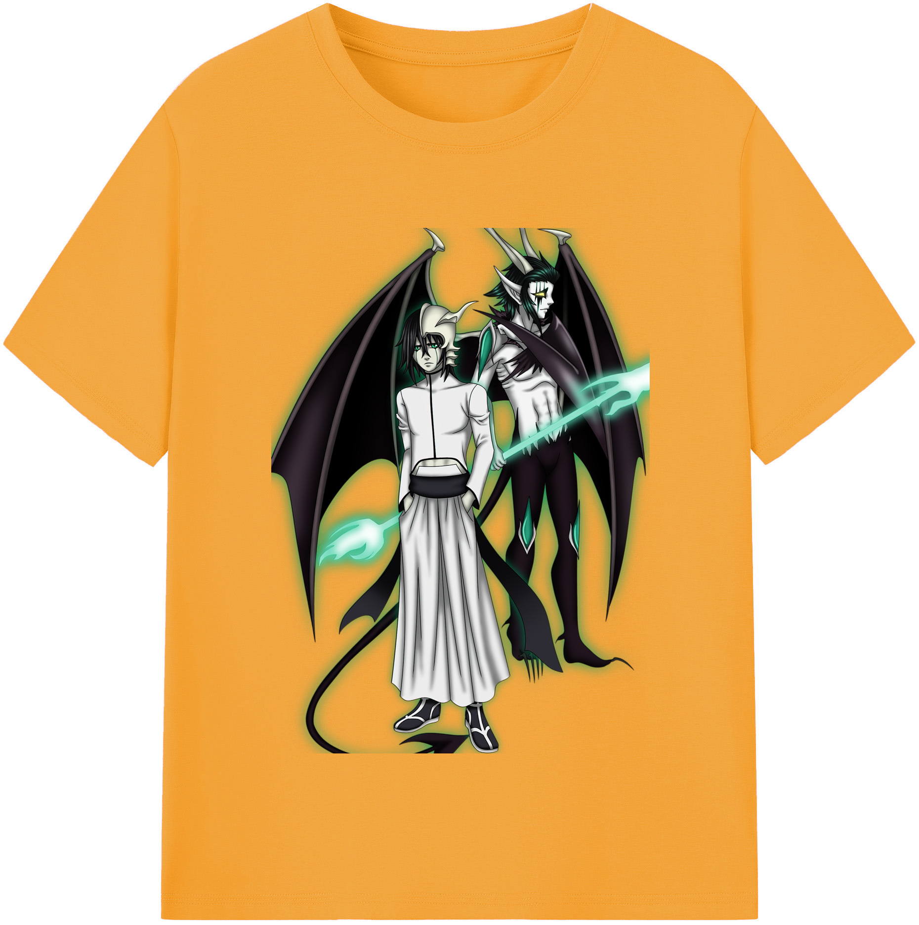 （画像用） ブリーチ ウルキオラ·シファー BLEACH Ulquiorra cifer レディースカジュアルプリントTシャツ（綿100％）