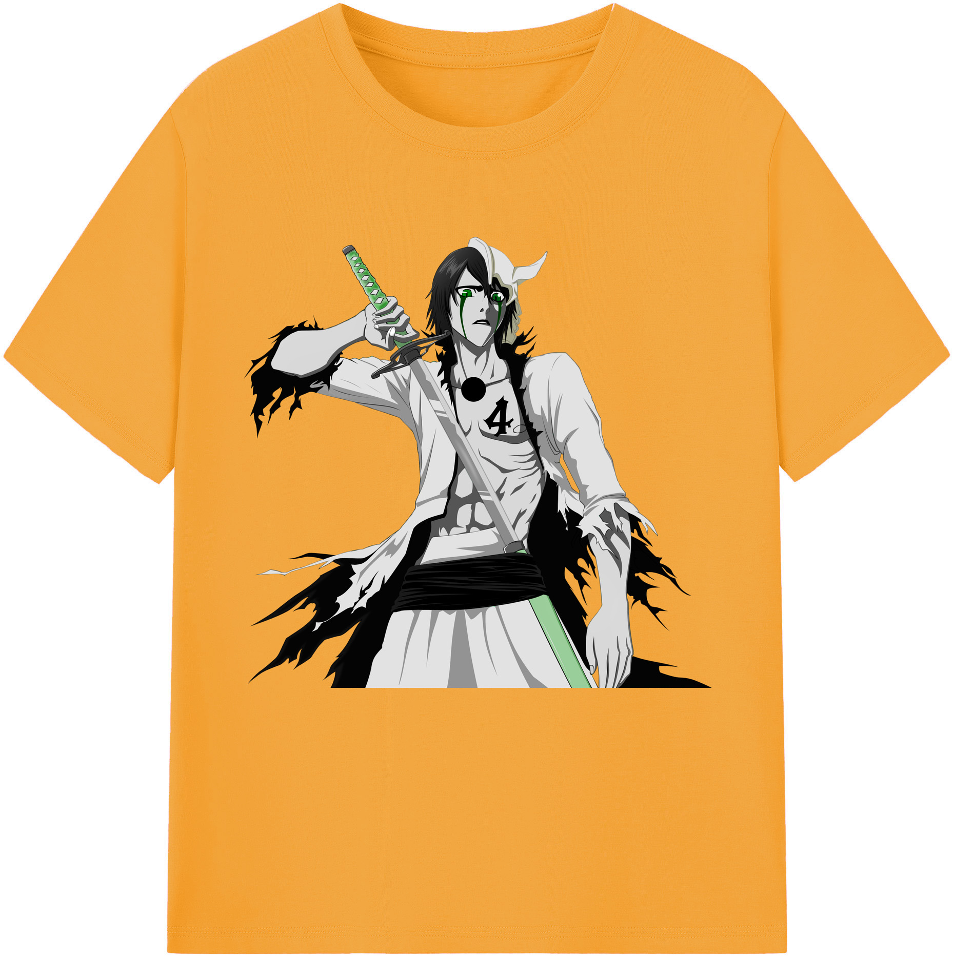 （画像用） ブリーチ ウルキオラ·シファー BLEACH Ulquiorra cifer レディースカジュアルプリントTシャツ（綿100％）