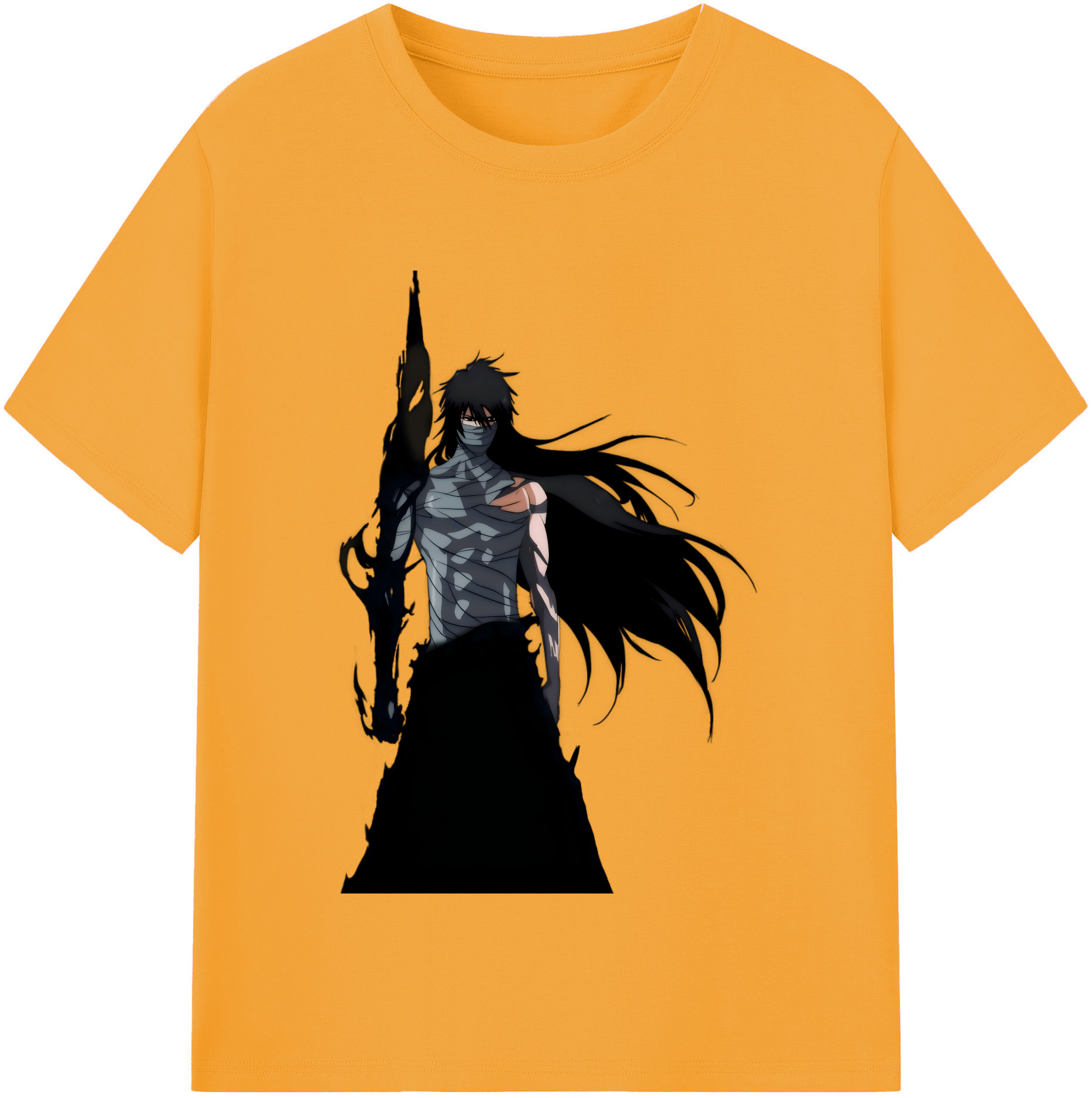 （画像用） ブリーチ 黒崎一護（くろさき いちご）BLEACH Kurosaki Ichigo レディースカジュアルプリントTシャツ（綿100％）