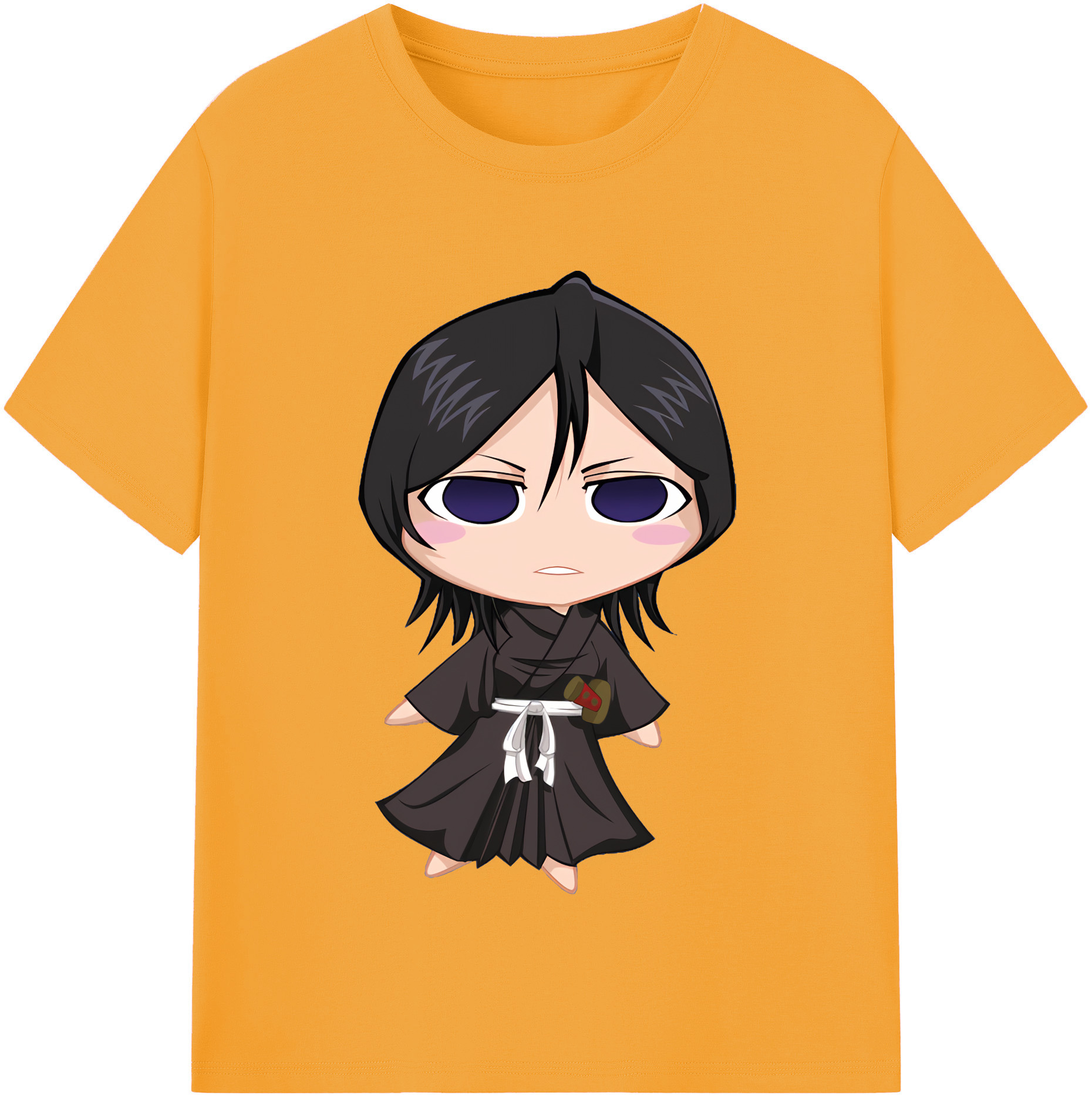 （画像用） ブリーチ 朽木ルキア BLEACH Kuchiki Rukia レディースカジュアルプリントTシャツ（綿100％）
