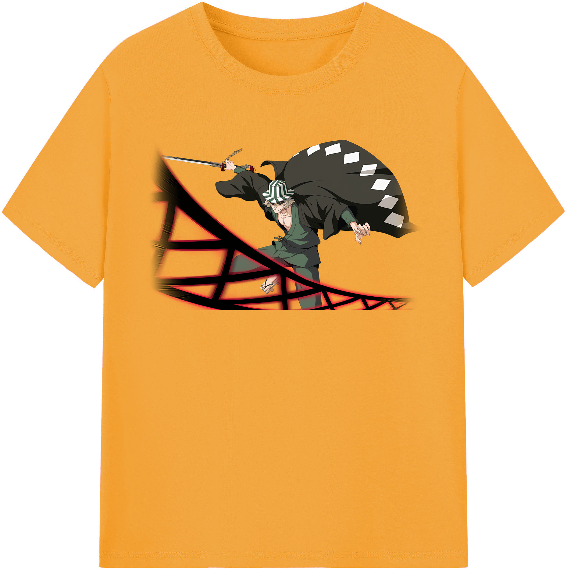 （画像用） "ブリーチ 浦原 喜助（うらはら きすけ） BLEACH Urahara Kisuke " レディースカジュアルプリントTシャツ（綿100％）
