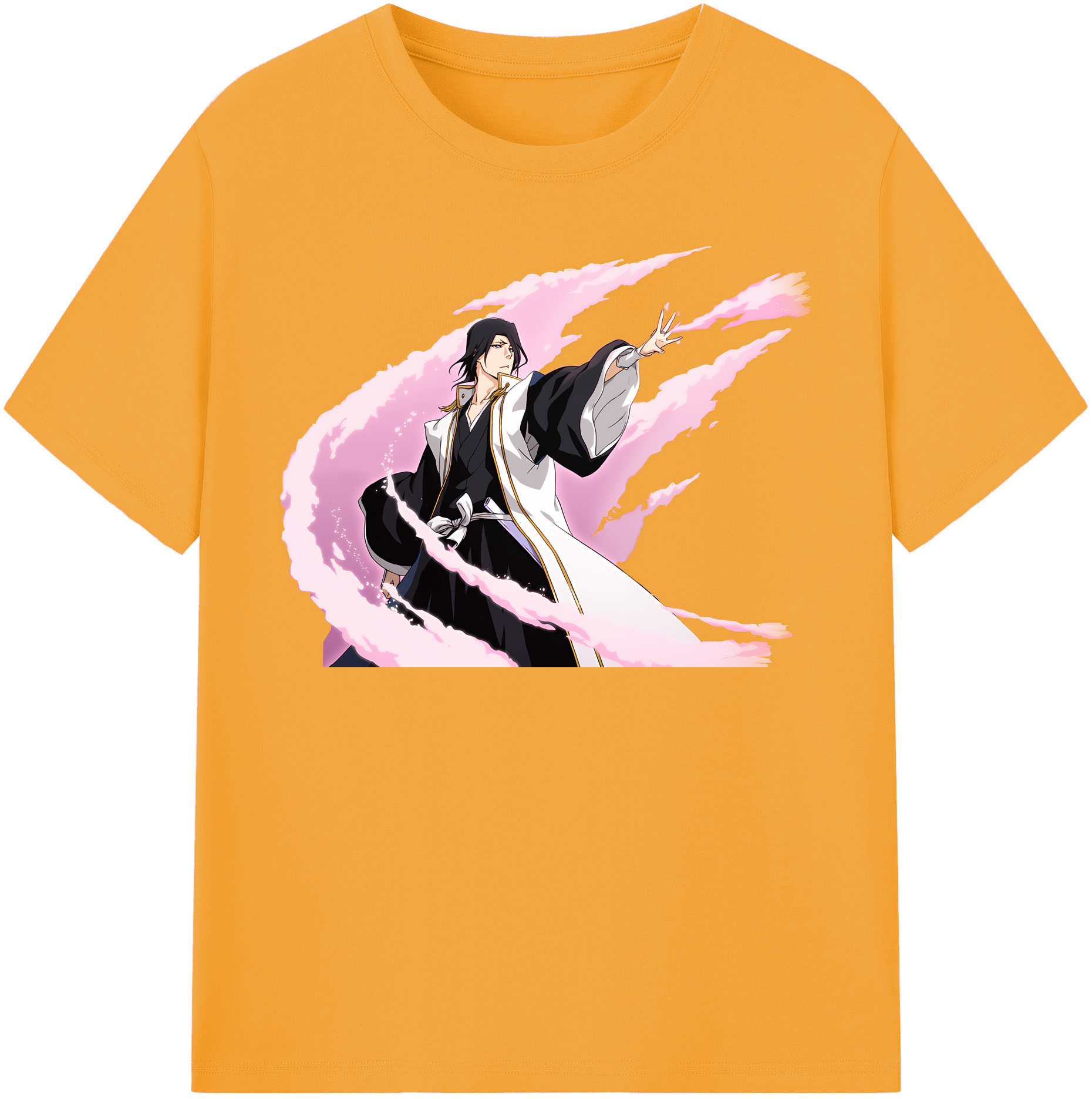 （画像用） ブリーチ くちき びゃくや BLEACH Kuchiki Byakuya レディースカジュアルプリントTシャツ（綿100％）