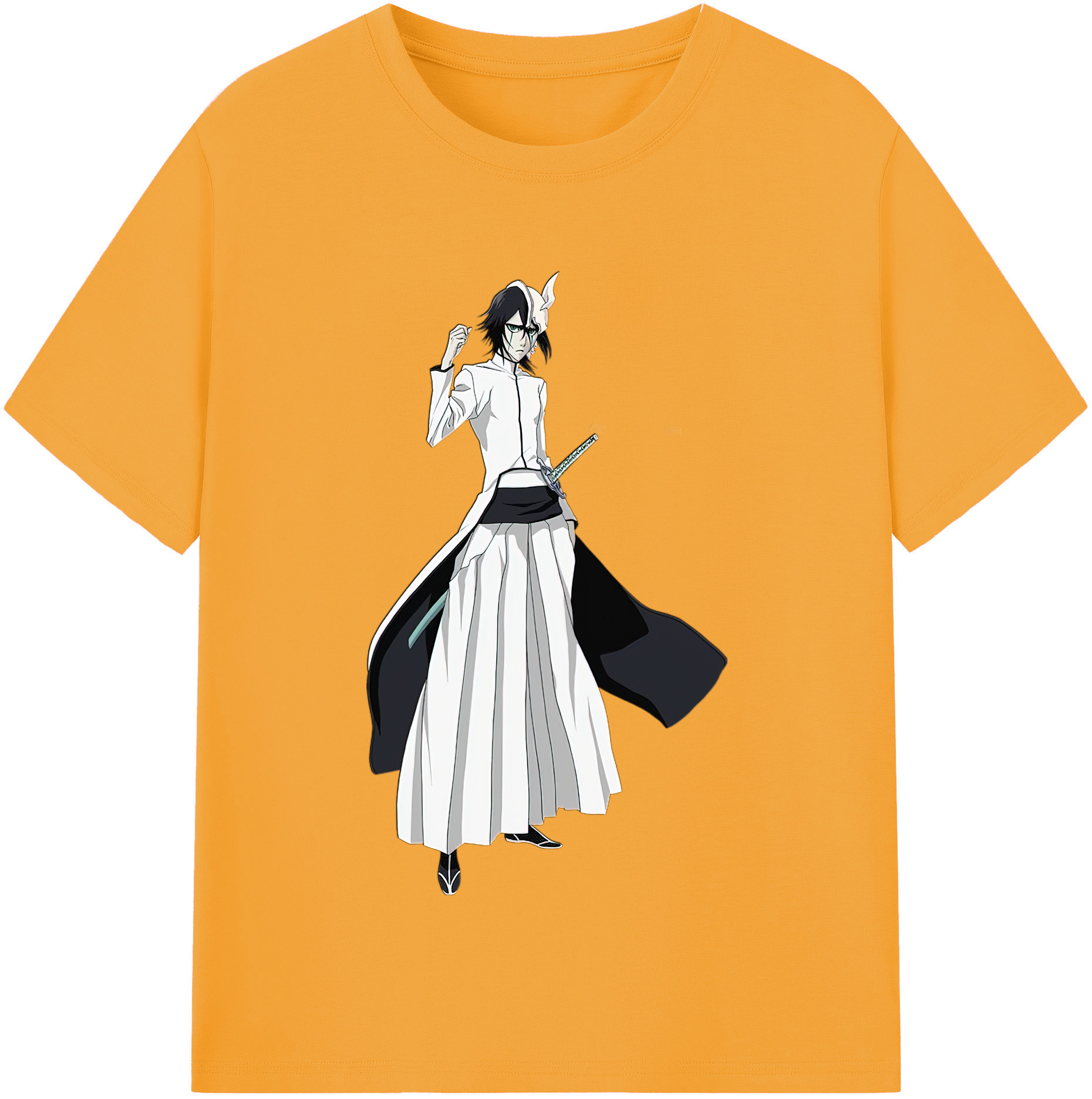 （画像用） ブリーチ ウルキオラ·シファー BLEACH Ulquiorra cifer レディースカジュアルプリントTシャツ（綿100％）