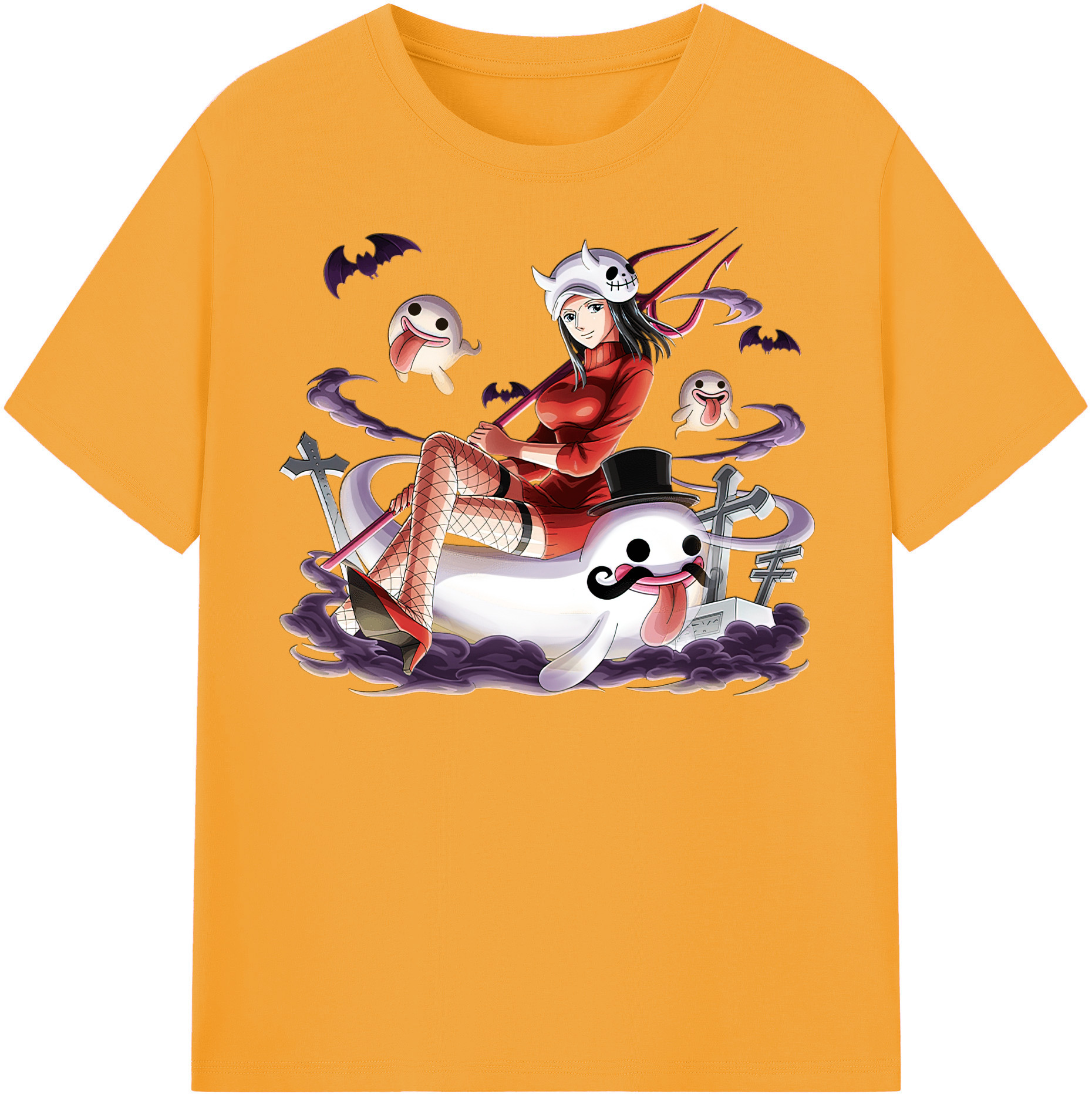 （画像用） ブリーチ くちき びゃくや BLEACH Kuchiki Byakuya レディースカジュアルプリントTシャツ（綿100％）