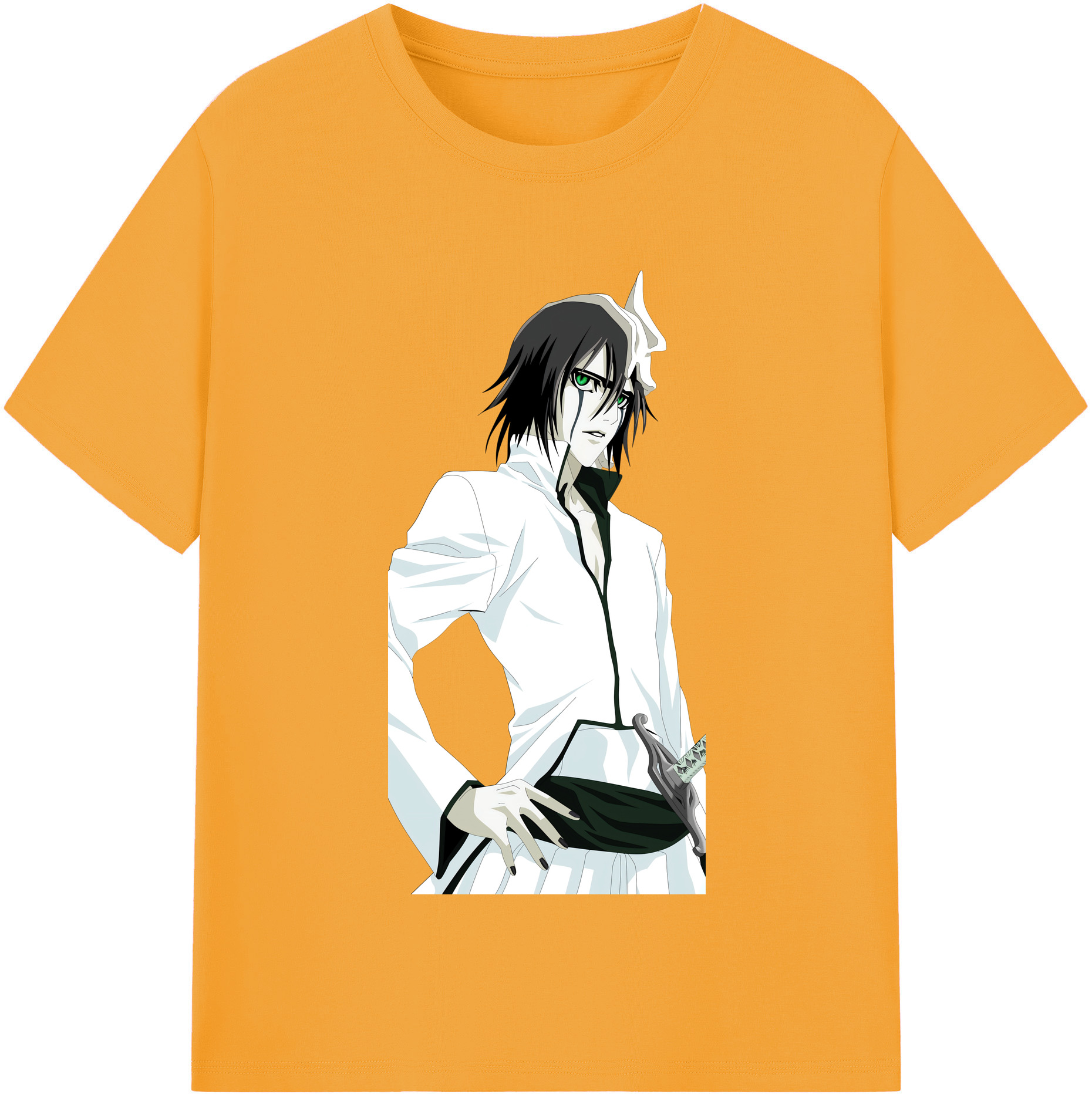 （画像用） ブリーチ ウルキオラ·シファー BLEACH Ulquiorra cifer レディースカジュアルプリントTシャツ（綿100％）
