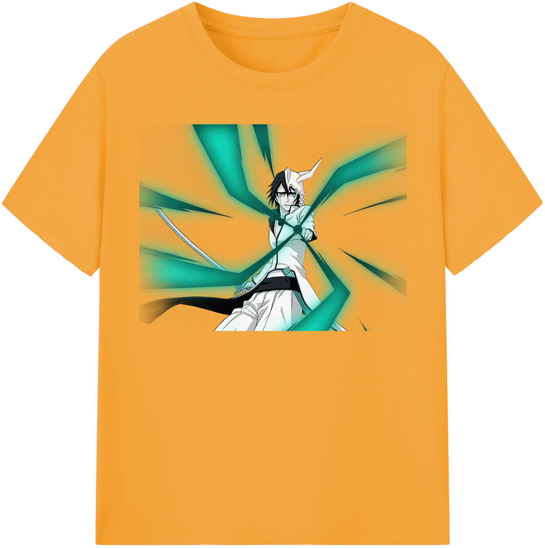 （画像用） ブリーチ ウルキオラ·シファー BLEACH Ulquiorra cifer レディースカジュアルプリントTシャツ（綿100％）