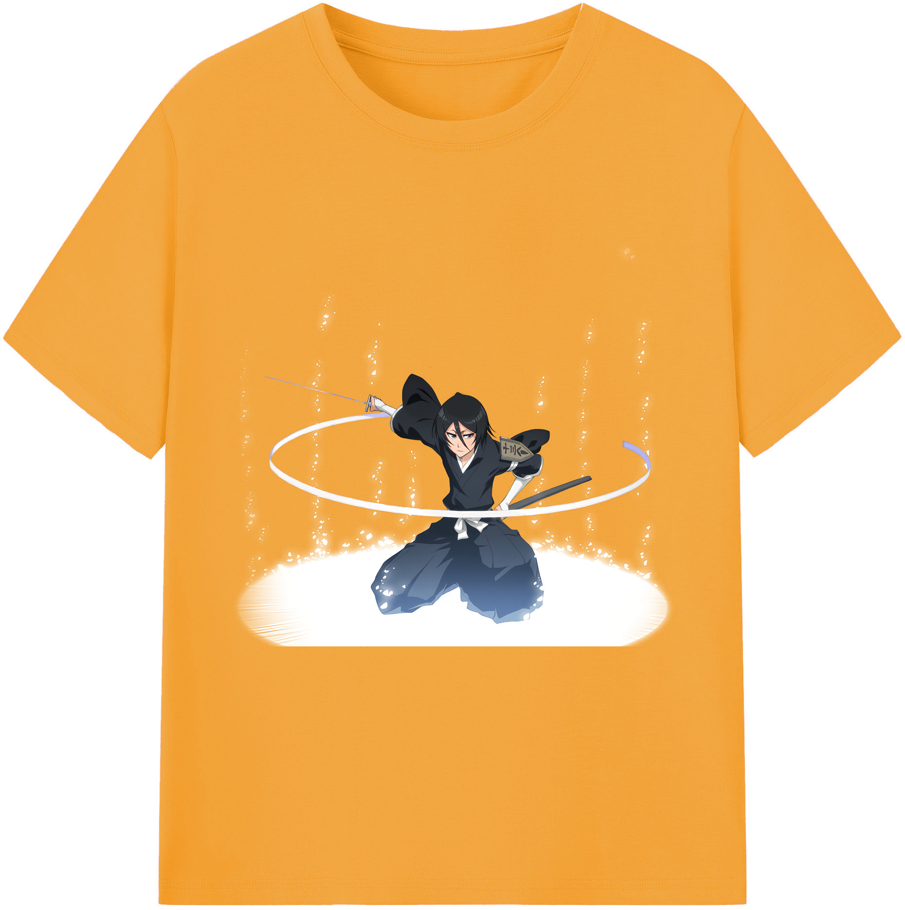 （画像用） ブリーチ 朽木ルキア BLEACH Kuchiki Rukia レディースカジュアルプリントTシャツ（綿100％）
