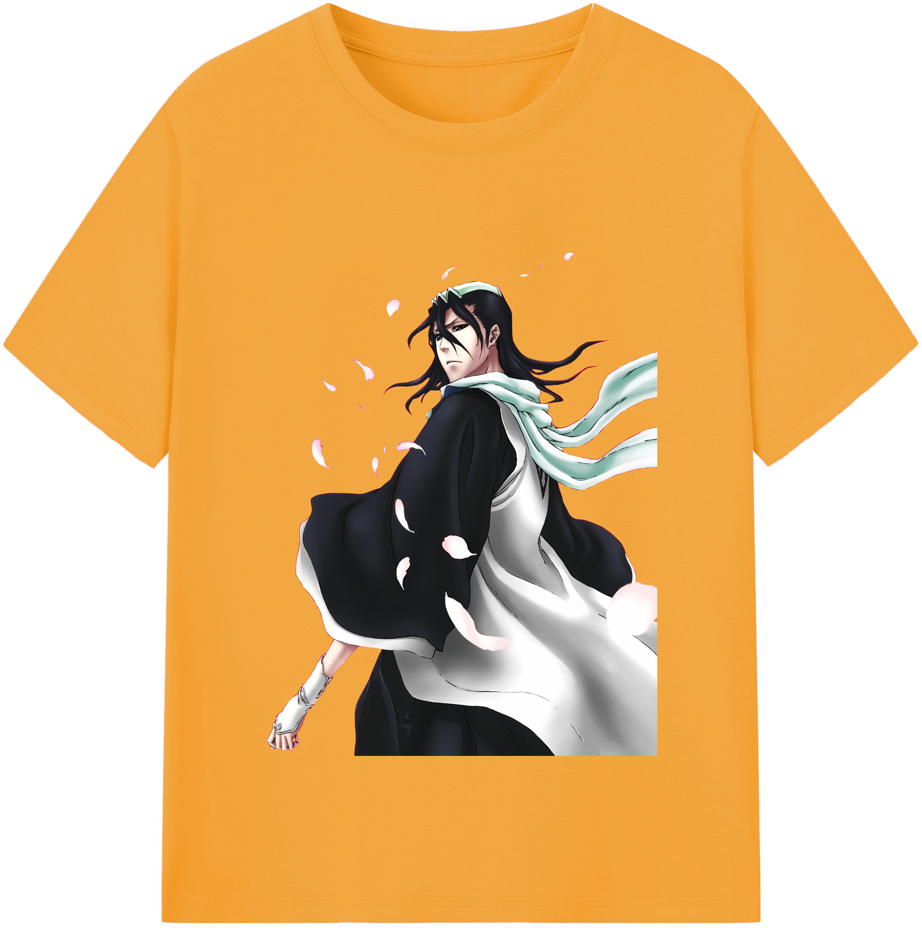 （画像用） ブリーチ くちき びゃくや BLEACH Kuchiki Byakuya レディースカジュアルプリントTシャツ（綿100％）