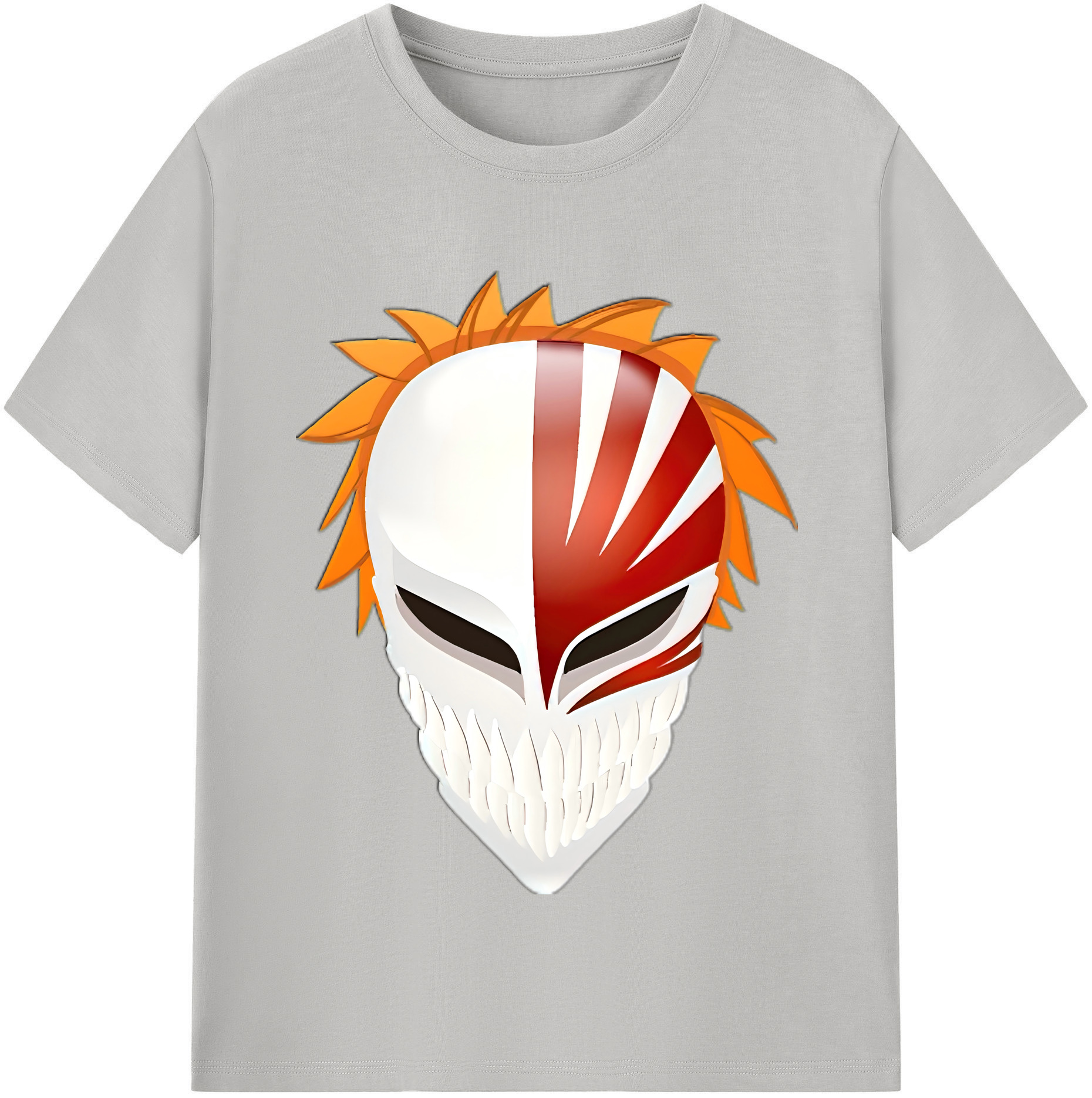 （画像用） ブリーチ 黒崎一護（くろさき いちご）BLEACH Kurosaki Ichigo レディースカジュアルプリントTシャツ（綿100％）