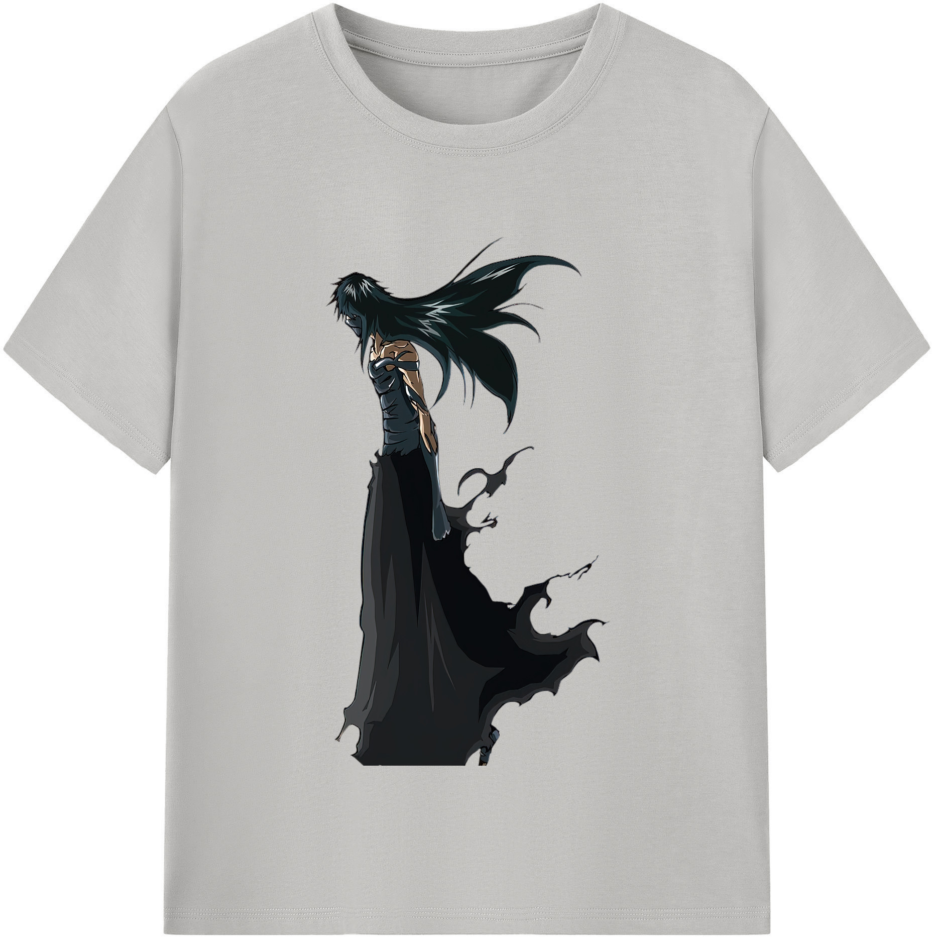 （画像用） ブリーチ 黒崎一護（くろさき いちご）BLEACH Kurosaki Ichigo レディースカジュアルプリントTシャツ（綿100％）