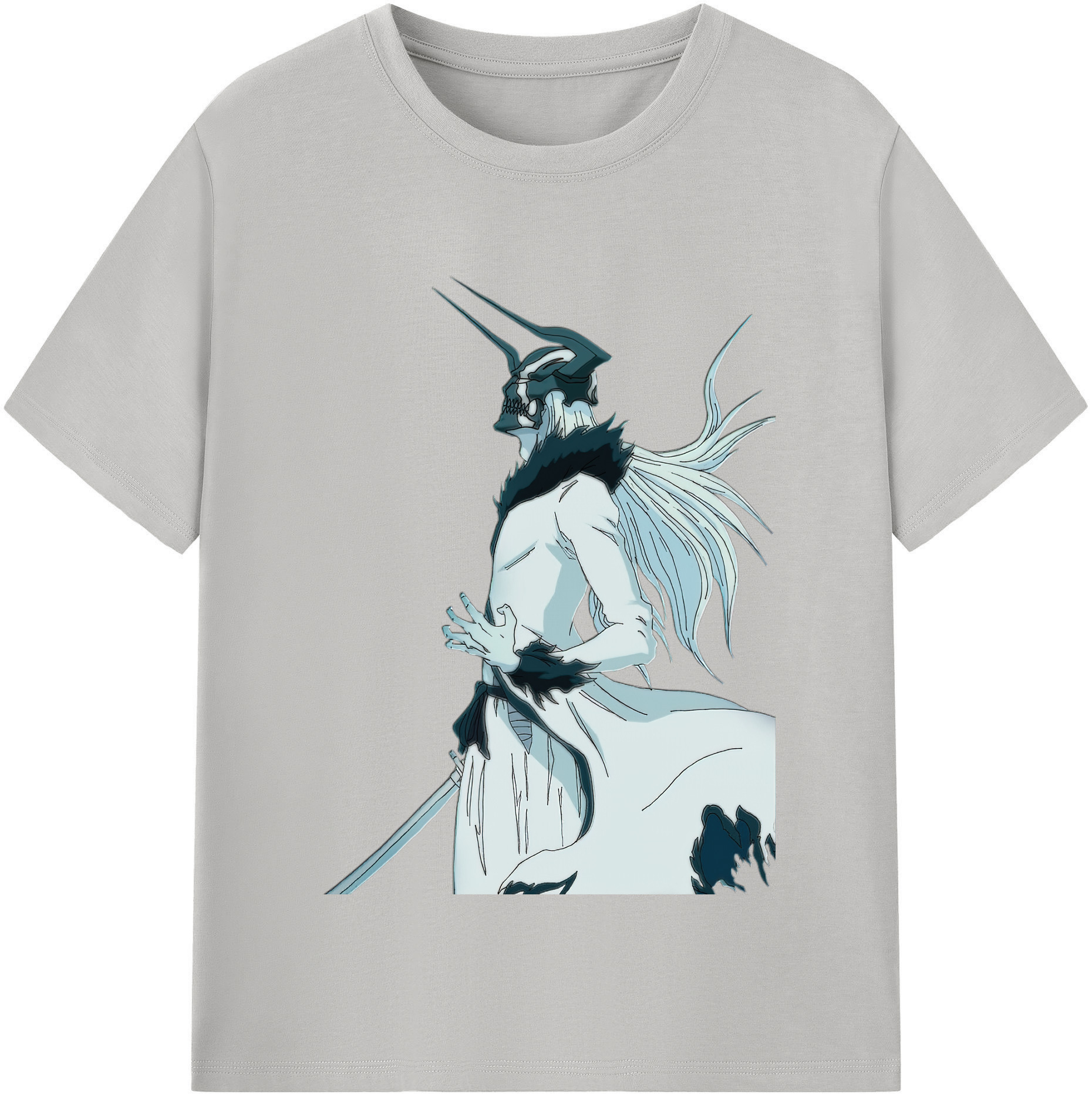 （画像用） ブリーチ 黒崎一護（くろさき いちご）BLEACH Kurosaki Ichigo レディースカジュアルプリントTシャツ（綿100％）