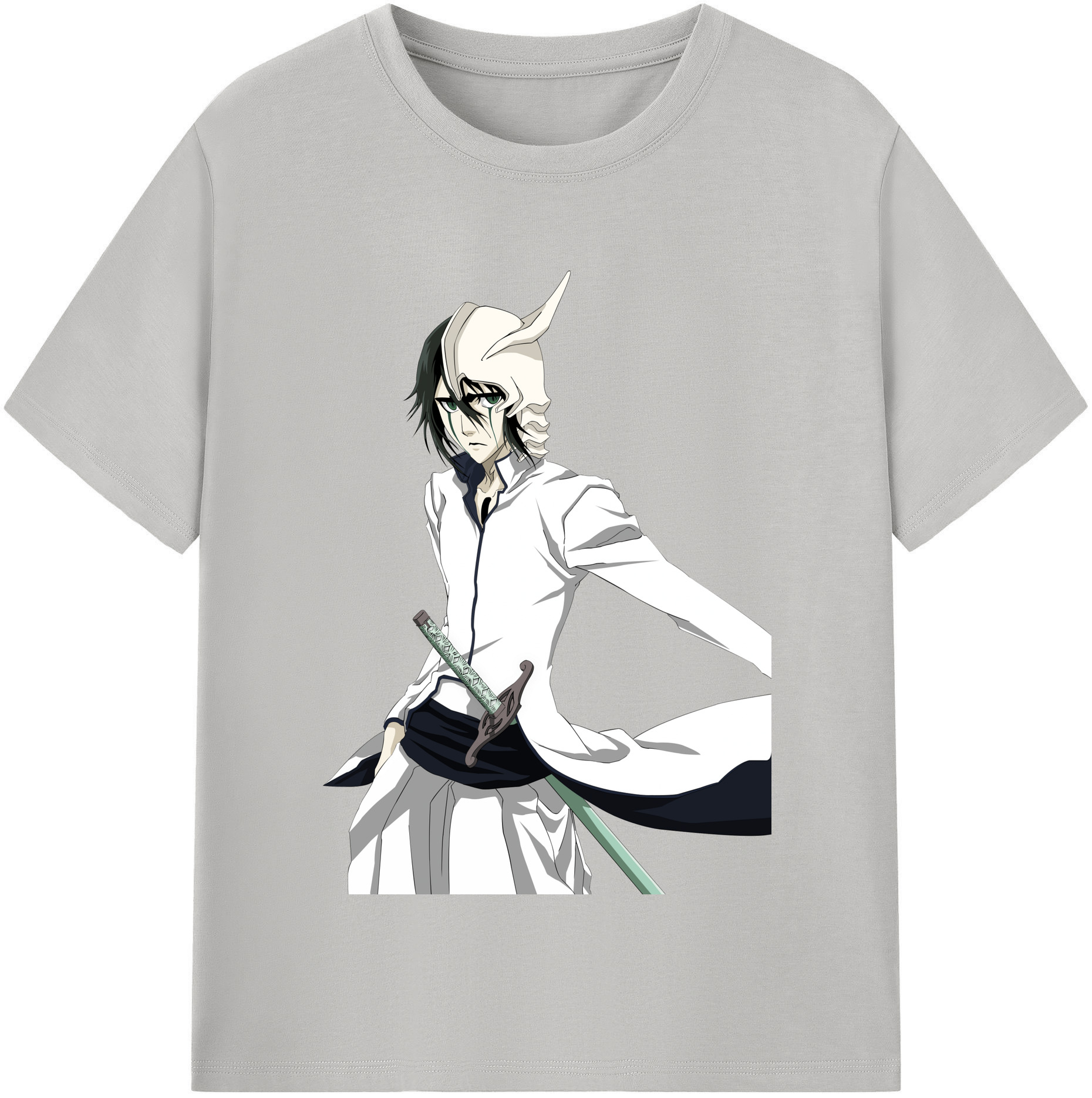 （画像用） ブリーチ ウルキオラ·シファー BLEACH Ulquiorra cifer レディースカジュアルプリントTシャツ（綿100％）