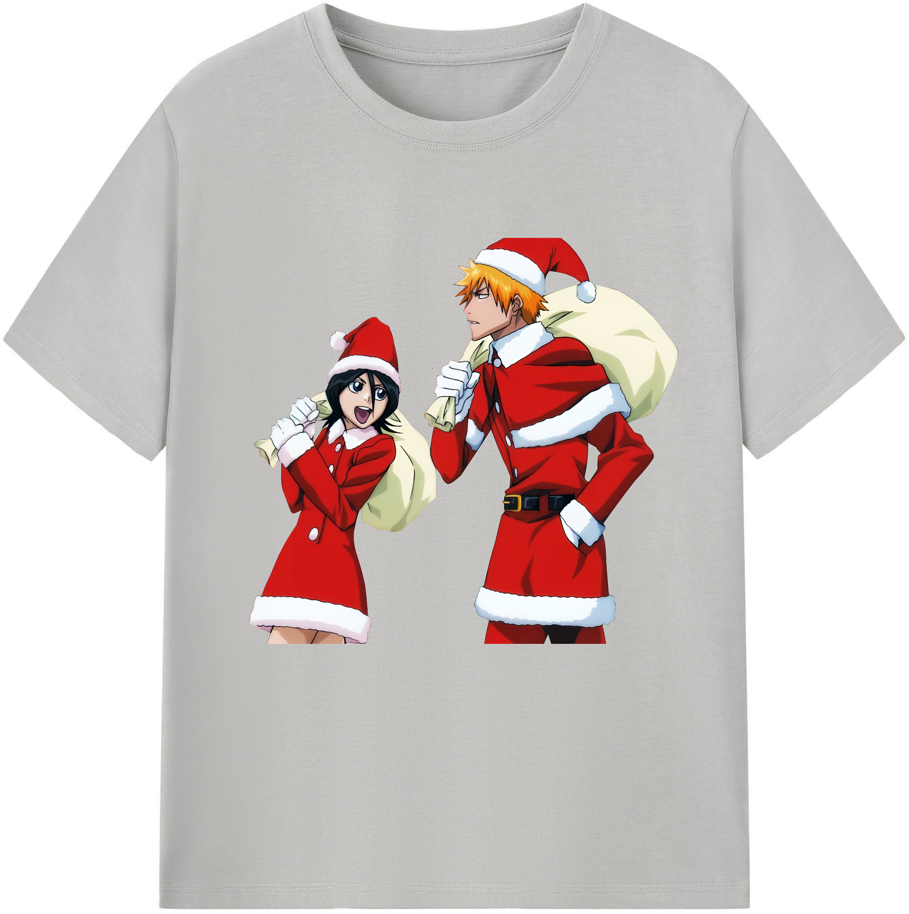 （画像用） ブリーチ 朽木ルキア BLEACH Kuchiki Rukia レディースカジュアルプリントTシャツ（綿100％）