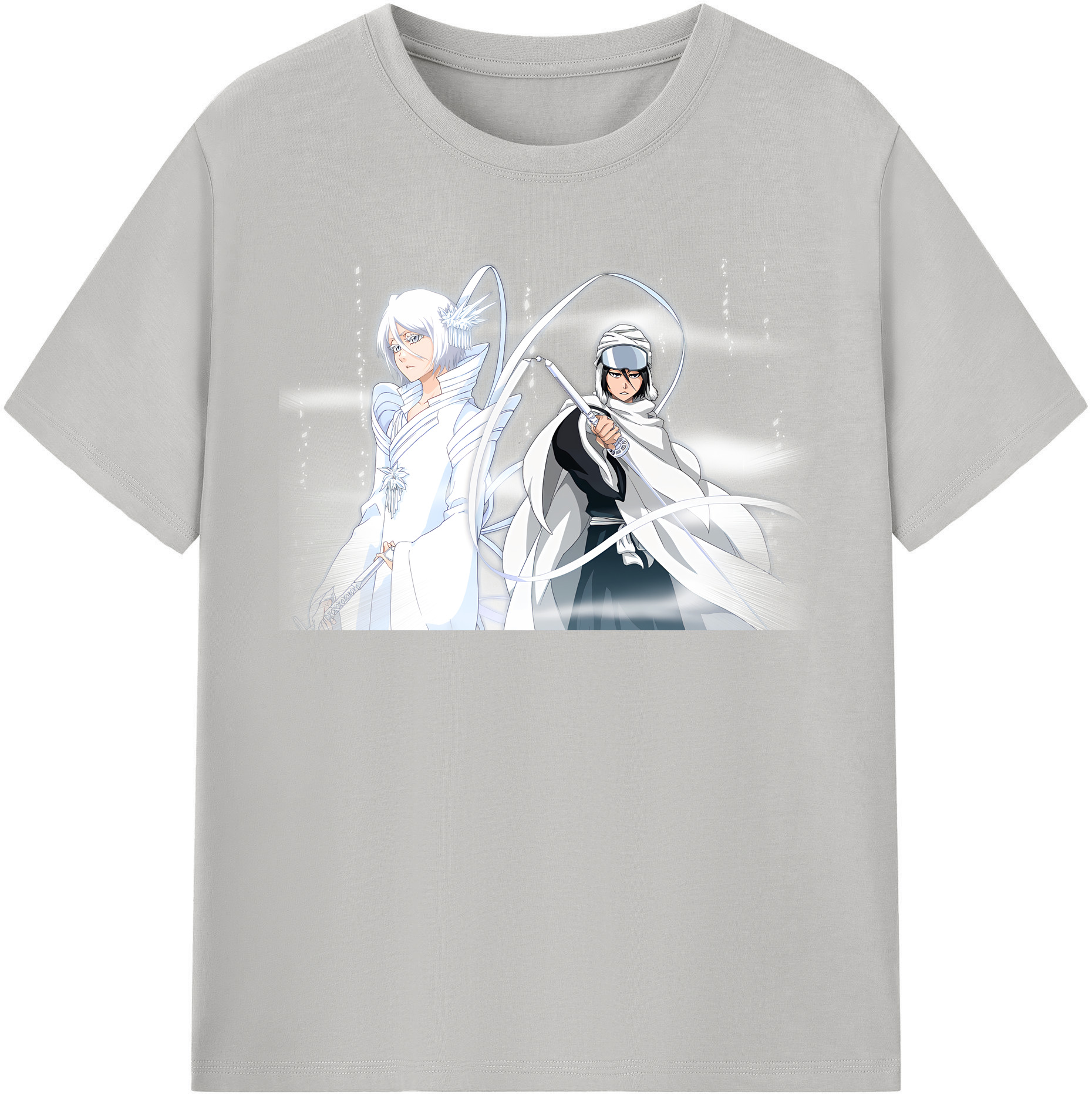 （画像用） ブリーチ 朽木ルキア BLEACH Kuchiki Rukia レディースカジュアルプリントTシャツ（綿100％）