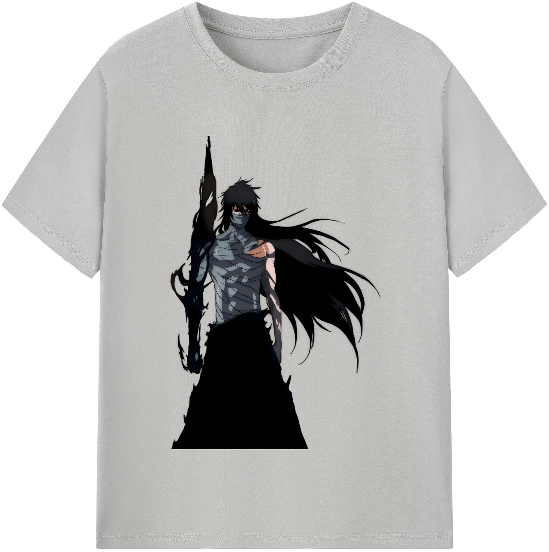 （画像用） ブリーチ 黒崎一護（くろさき いちご）BLEACH Kurosaki Ichigo レディースカジュアルプリントTシャツ（綿100％）