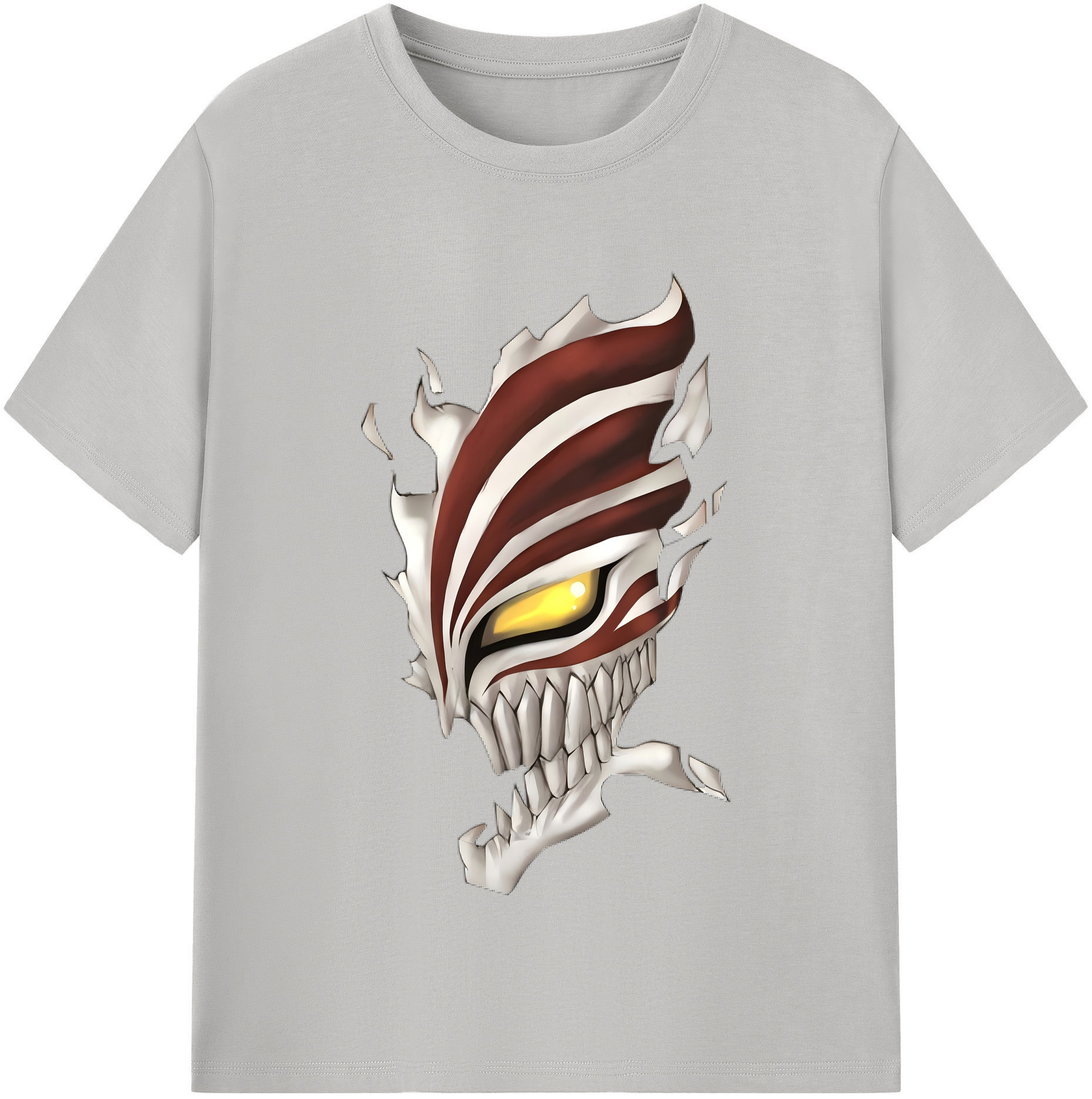 （画像用） ブリーチ 黒崎一護（くろさき いちご）BLEACH Kurosaki Ichigo レディースカジュアルプリントTシャツ（綿100％）