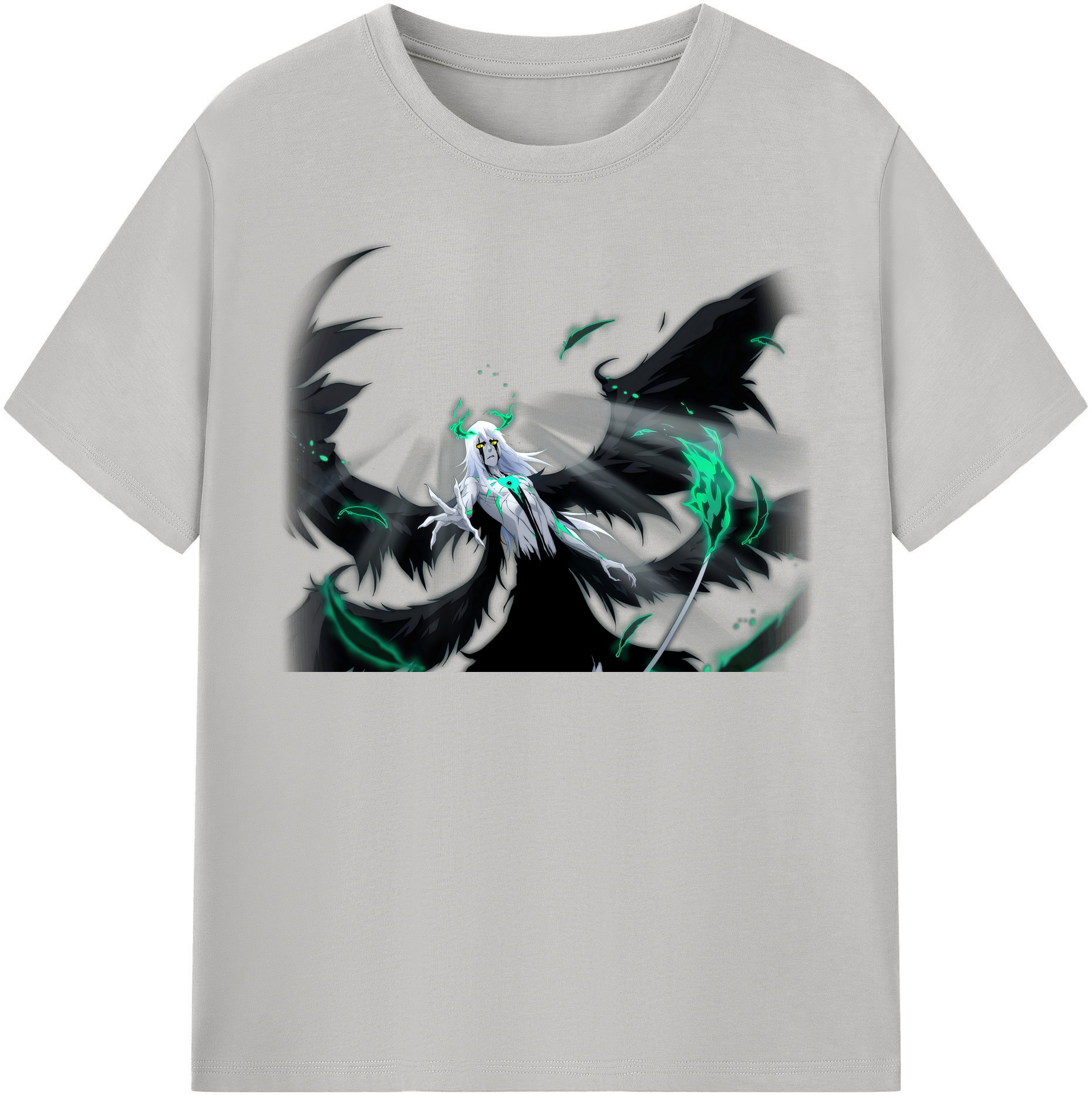 （画像用） ブリーチ ウルキオラ·シファー BLEACH Ulquiorra cifer レディースカジュアルプリントTシャツ（綿100％）