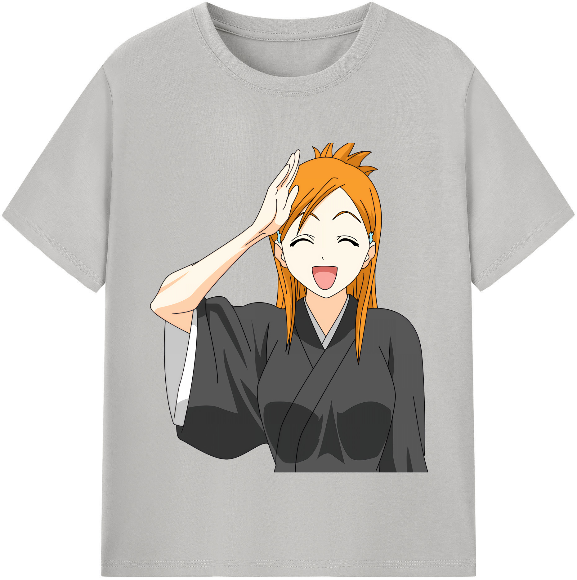 （画像用） ブリーチ 井上織姫（いのうえおりひめ） BLEACH Inoue Orihime レディースカジュアルプリントTシャツ（綿100％）