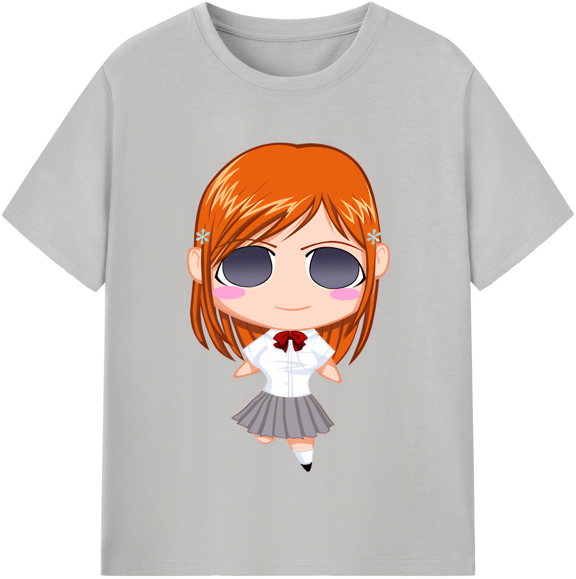 （画像用） ブリーチ 井上織姫（いのうえおりひめ） BLEACH Inoue Orihime レディースカジュアルプリントTシャツ（綿100％）