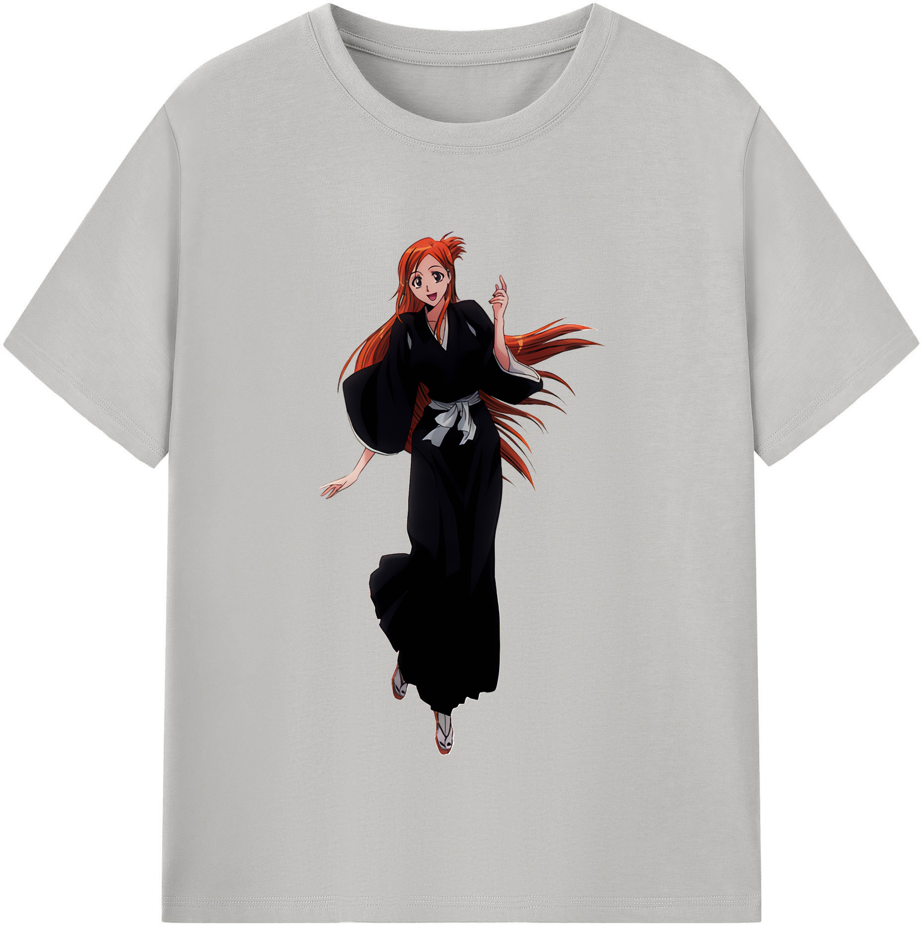 （画像用） ブリーチ 井上織姫（いのうえおりひめ） BLEACH Inoue Orihime レディースカジュアルプリントTシャツ（綿100％）
