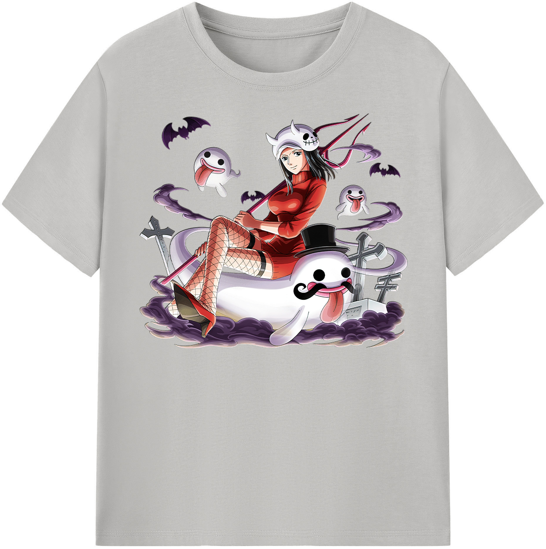 （画像用） ブリーチ くちき びゃくや BLEACH Kuchiki Byakuya レディースカジュアルプリントTシャツ（綿100％）