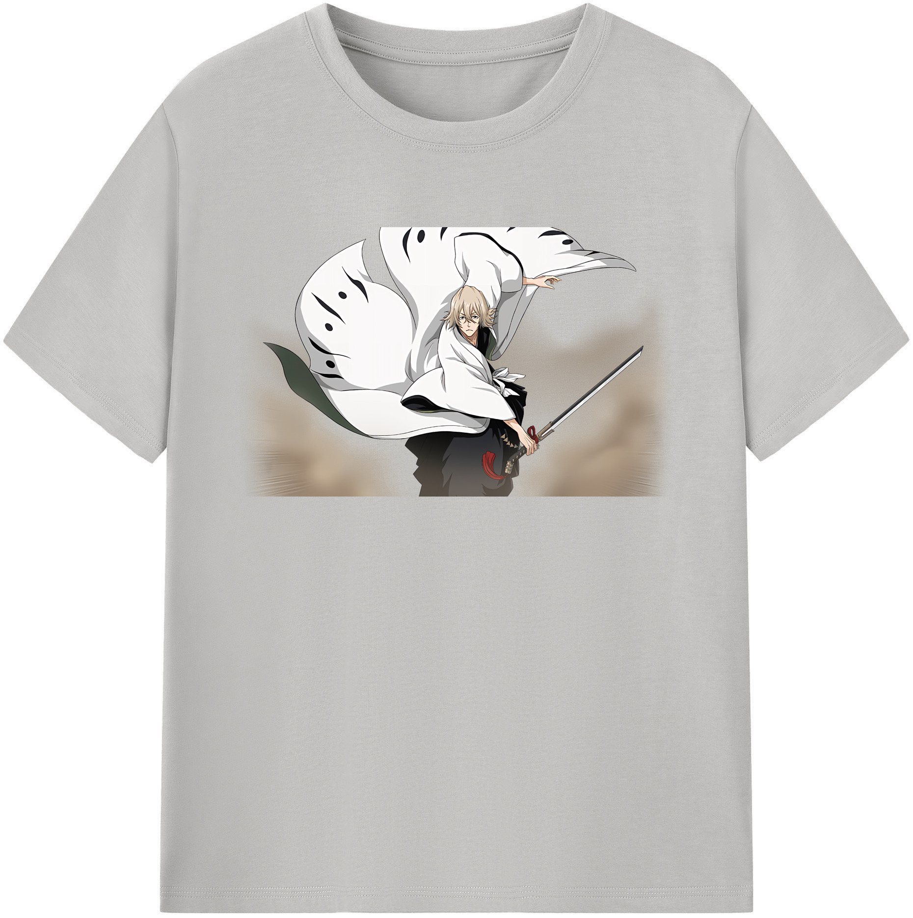 （画像用） "ブリーチ 浦原 喜助（うらはら きすけ） BLEACH Urahara Kisuke " レディースカジュアルプリントTシャツ（綿100％）