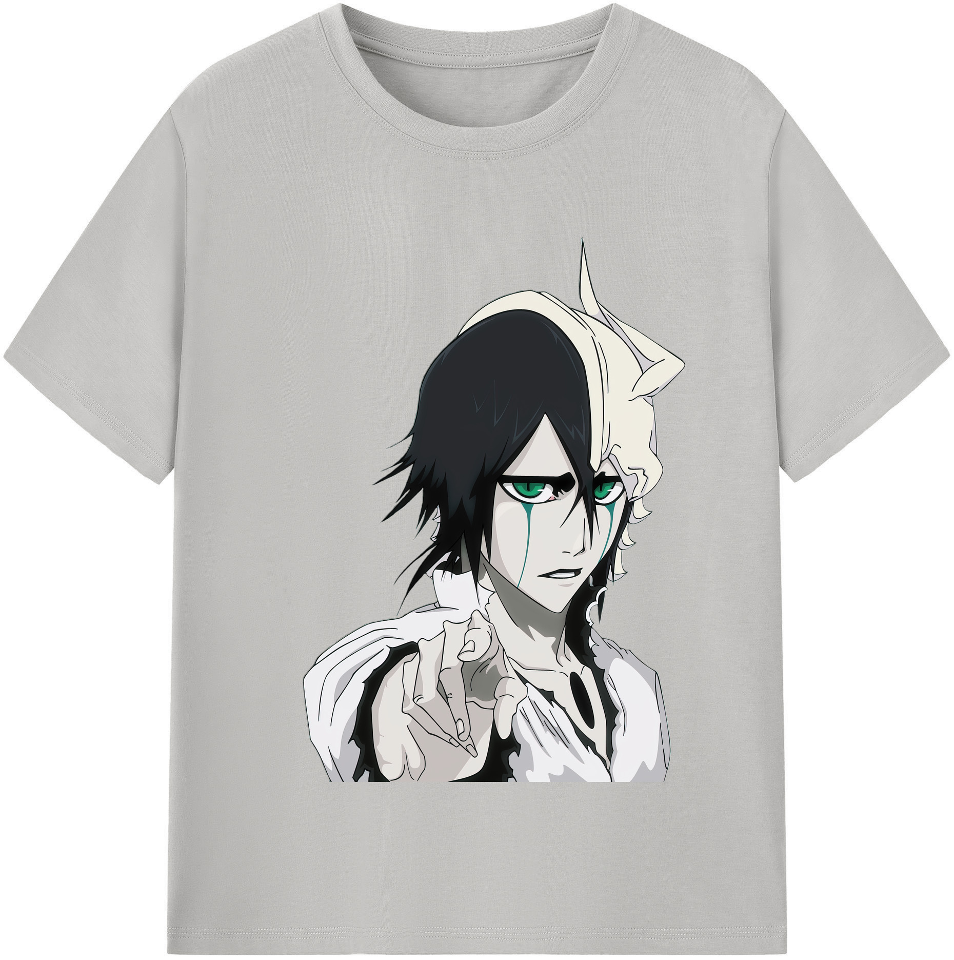 （画像用） ブリーチ ウルキオラ·シファー BLEACH Ulquiorra cifer レディースカジュアルプリントTシャツ（綿100％）