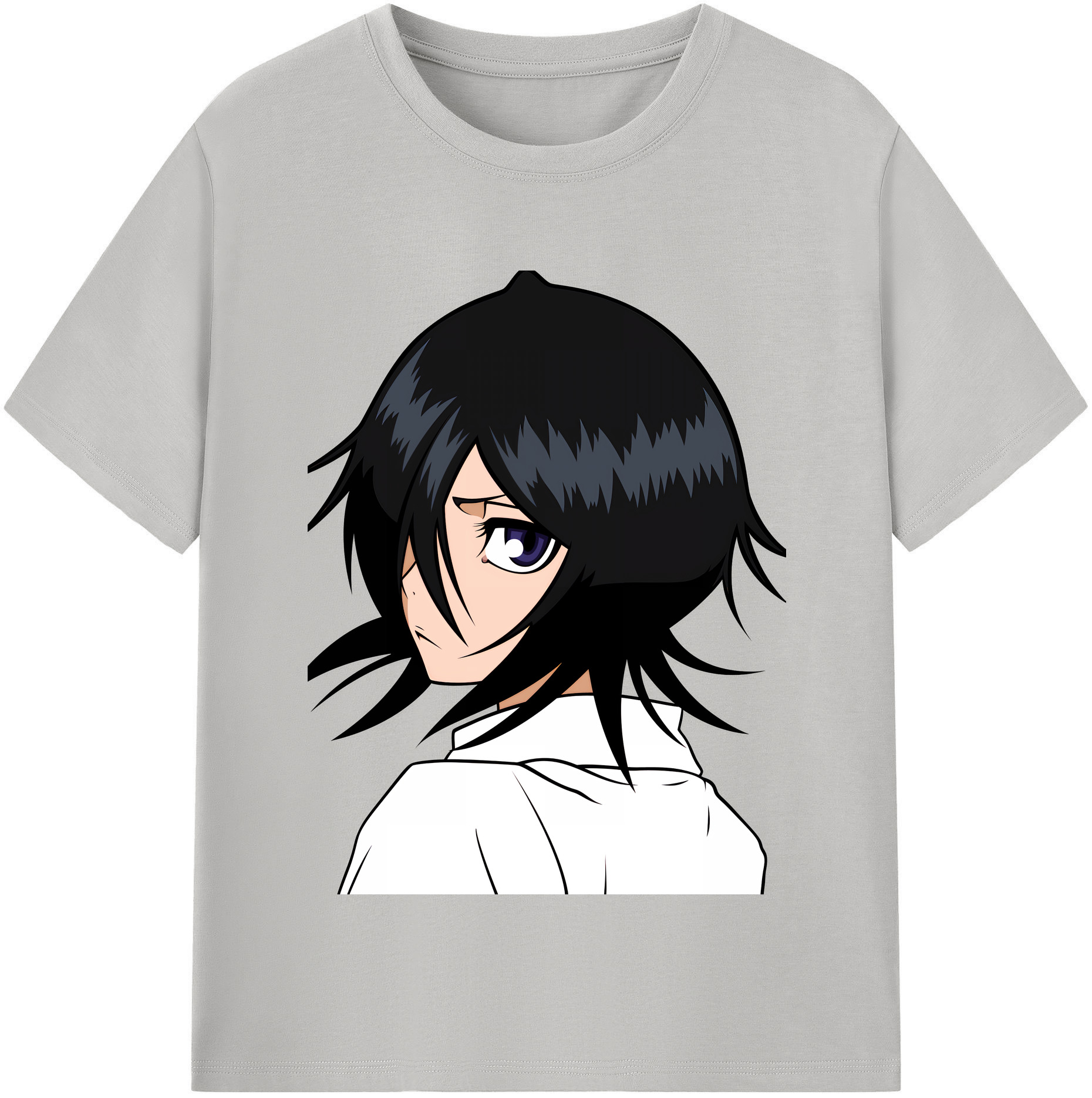 （画像用） ブリーチ 朽木ルキア BLEACH Kuchiki Rukia レディースカジュアルプリントTシャツ（綿100％）