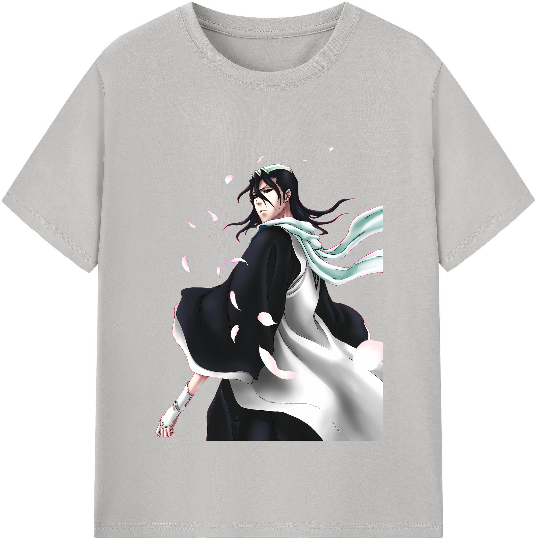 （画像用） ブリーチ くちき びゃくや BLEACH Kuchiki Byakuya レディースカジュアルプリントTシャツ（綿100％）