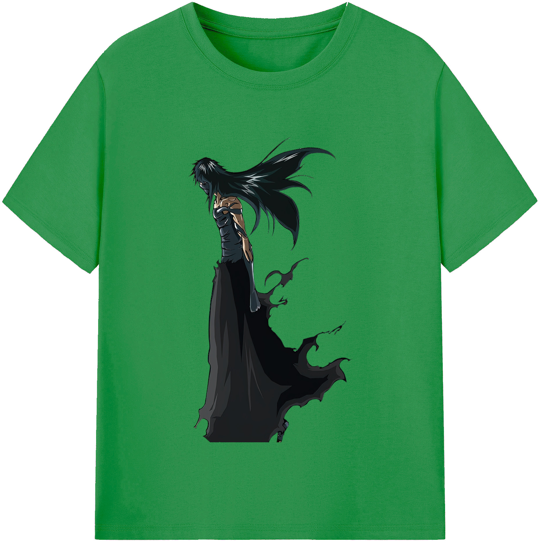 （画像用） ブリーチ 黒崎一護（くろさき いちご）BLEACH Kurosaki Ichigo レディースカジュアルプリントTシャツ（綿100％）