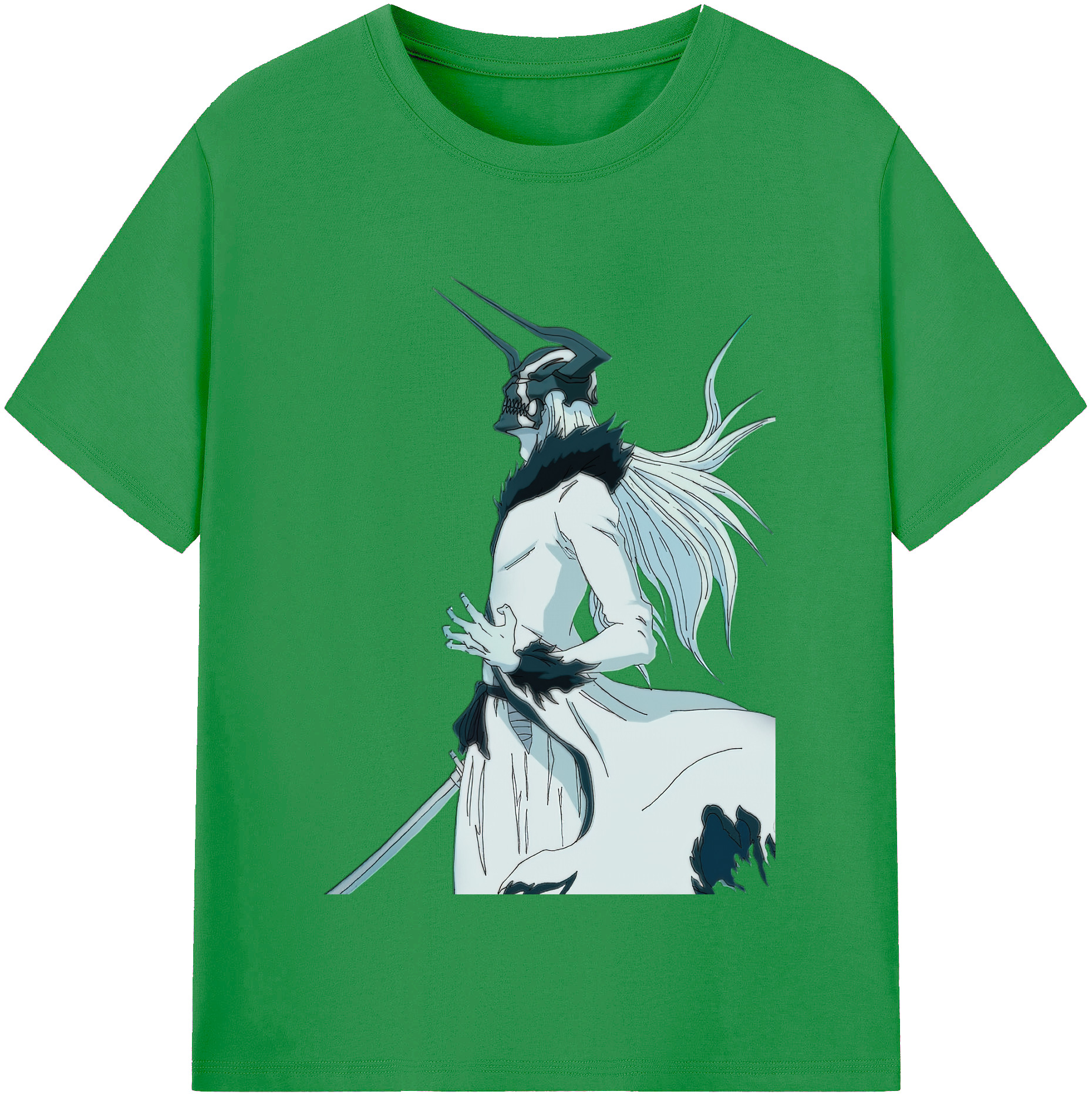 （画像用） ブリーチ 黒崎一護（くろさき いちご）BLEACH Kurosaki Ichigo レディースカジュアルプリントTシャツ（綿100％）