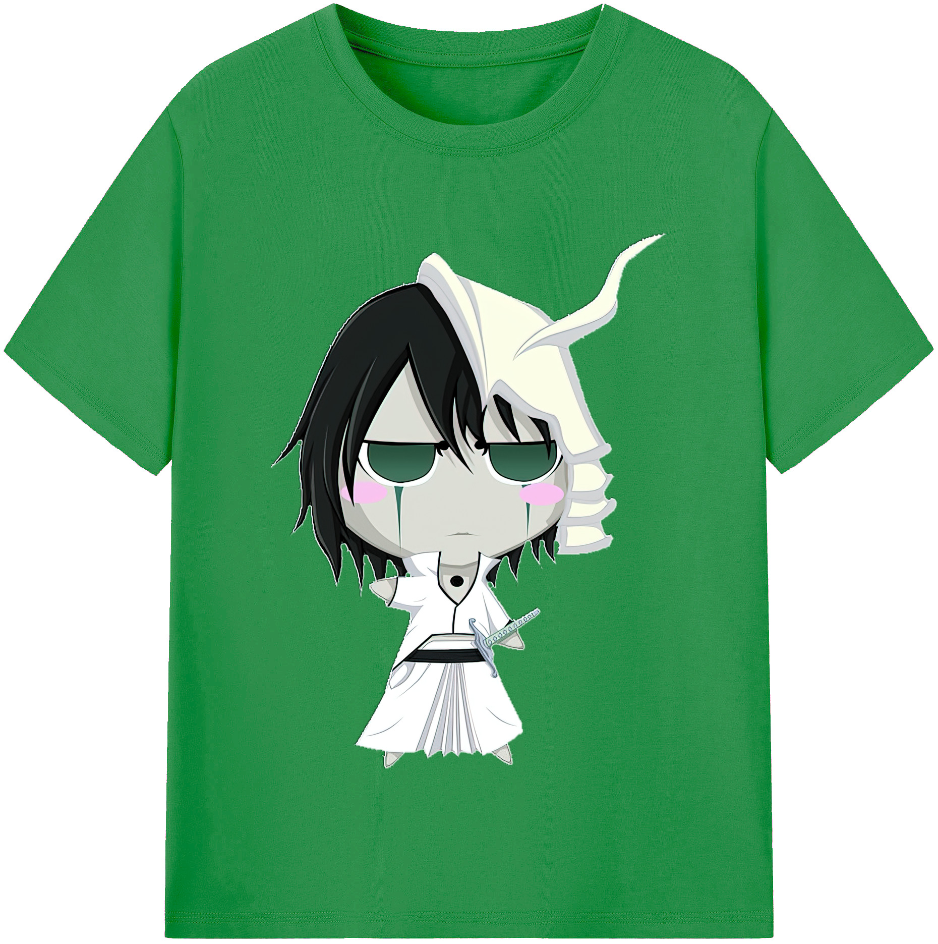 （画像用） ブリーチ ウルキオラ·シファー BLEACH Ulquiorra cifer レディースカジュアルプリントTシャツ（綿100％）
