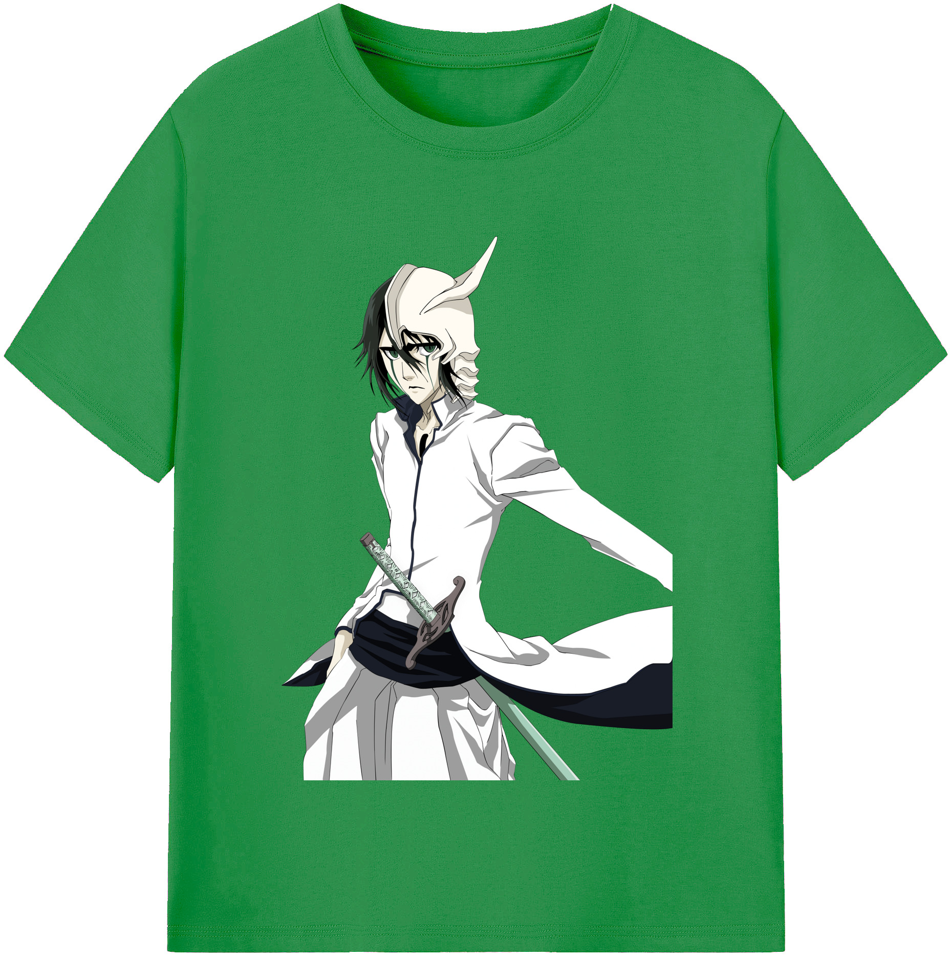 （画像用） ブリーチ ウルキオラ·シファー BLEACH Ulquiorra cifer レディースカジュアルプリントTシャツ（綿100％）
