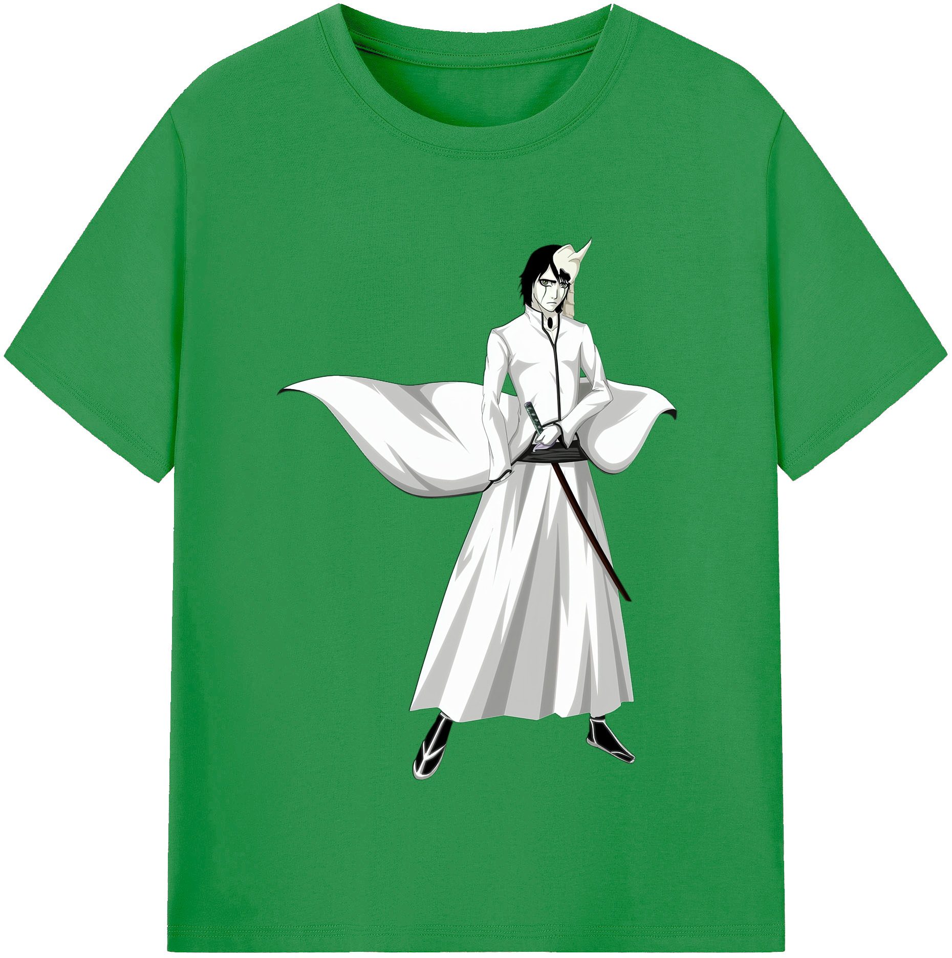 （画像用） ブリーチ ウルキオラ·シファー BLEACH Ulquiorra cifer レディースカジュアルプリントTシャツ（綿100％）