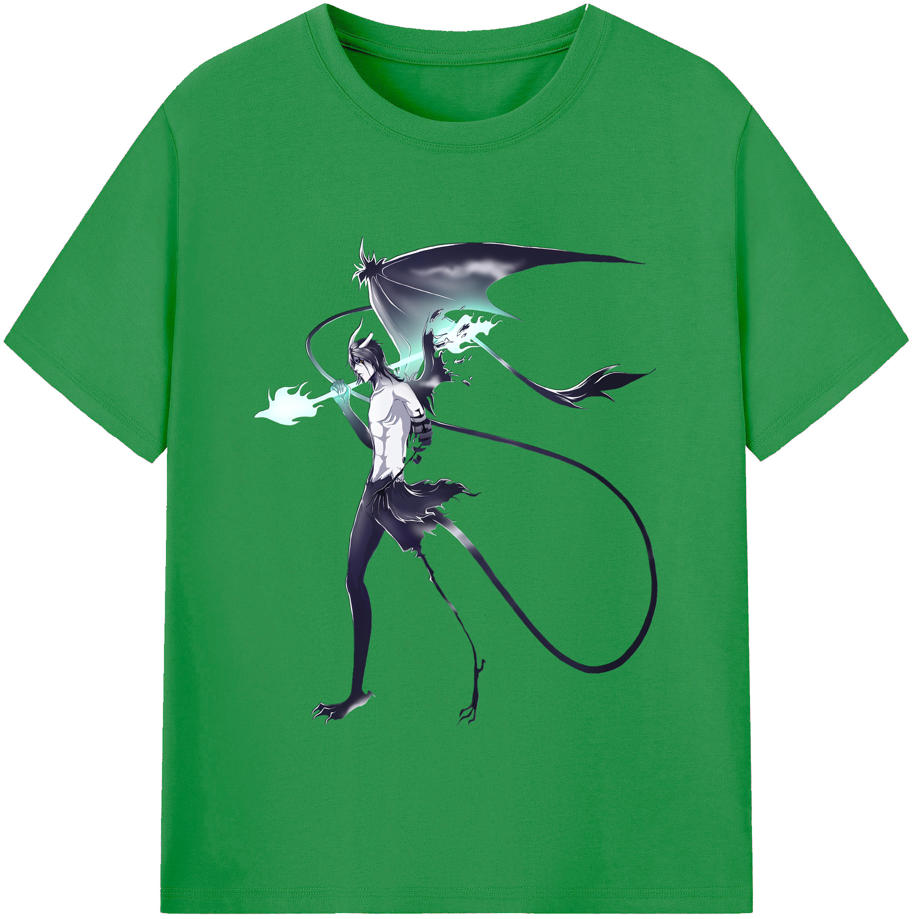 （画像用） ブリーチ ウルキオラ·シファー BLEACH Ulquiorra cifer レディースカジュアルプリントTシャツ（綿100％）