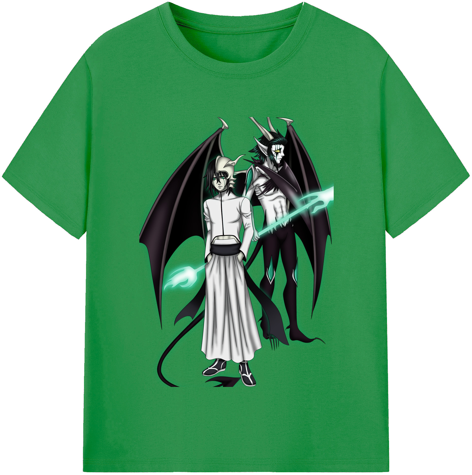 （画像用） ブリーチ ウルキオラ·シファー BLEACH Ulquiorra cifer レディースカジュアルプリントTシャツ（綿100％）
