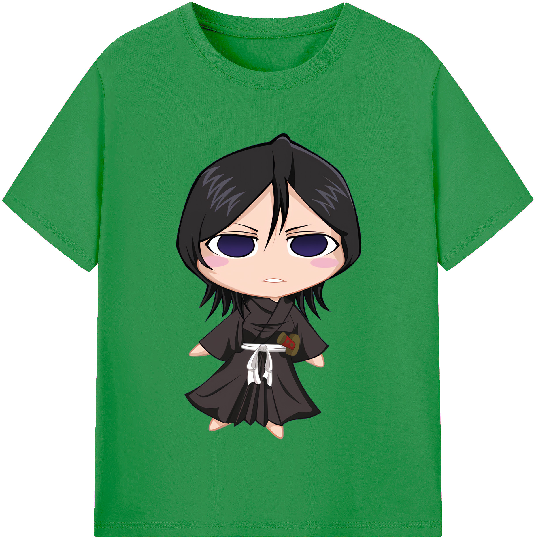 （画像用） ブリーチ 朽木ルキア BLEACH Kuchiki Rukia レディースカジュアルプリントTシャツ（綿100％）