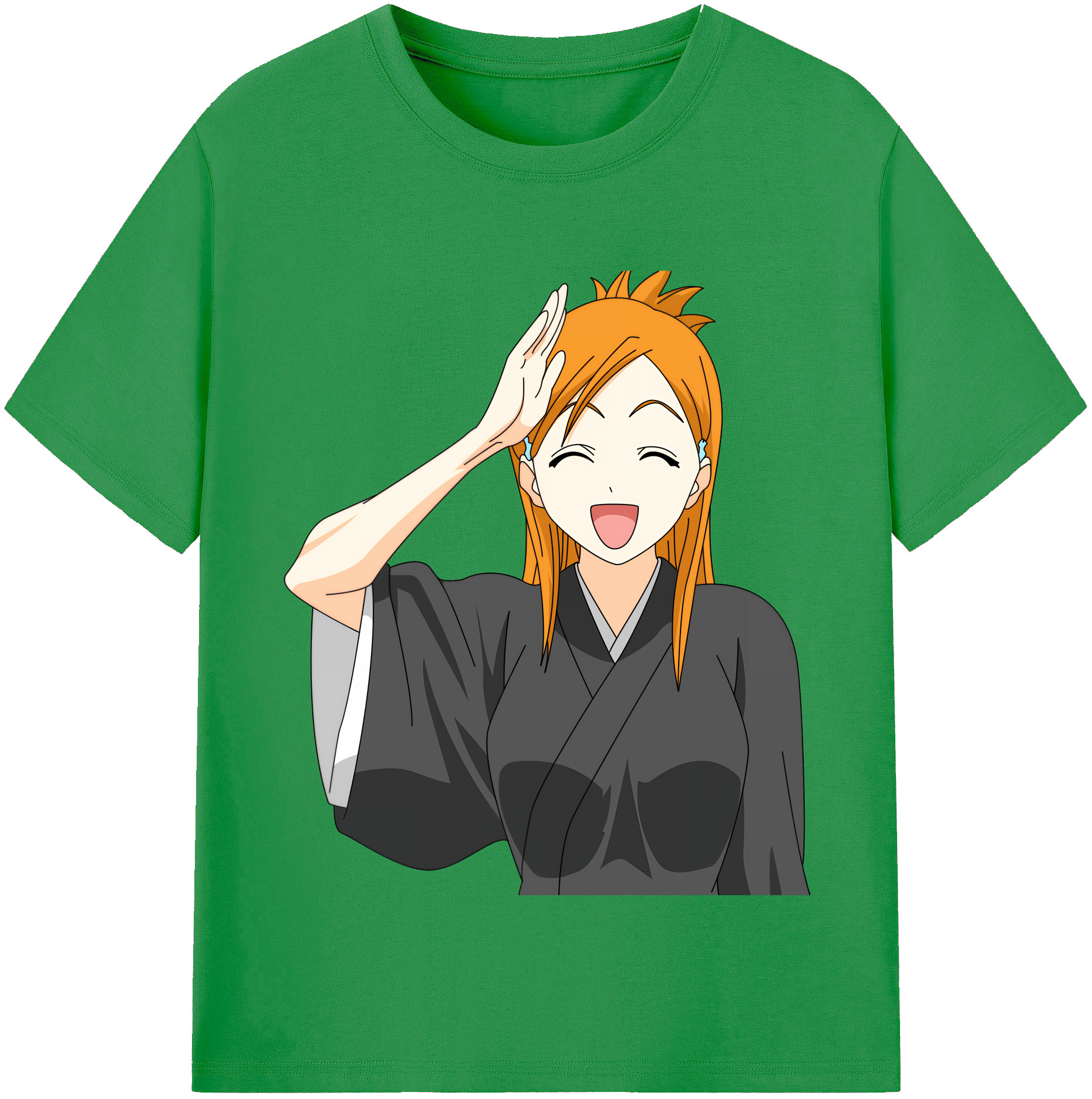 （画像用） ブリーチ 井上織姫（いのうえおりひめ） BLEACH Inoue Orihime レディースカジュアルプリントTシャツ（綿100％）