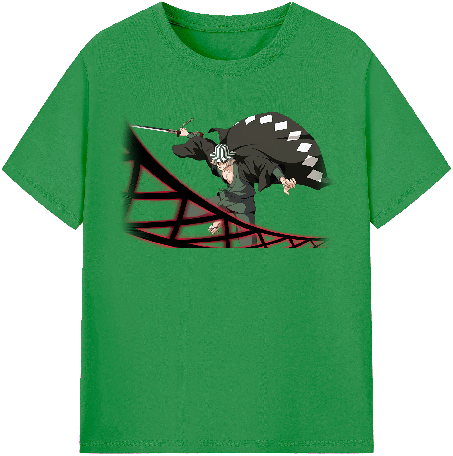 （画像用） "ブリーチ 浦原 喜助（うらはら きすけ） BLEACH Urahara Kisuke " レディースカジュアルプリントTシャツ（綿100％）