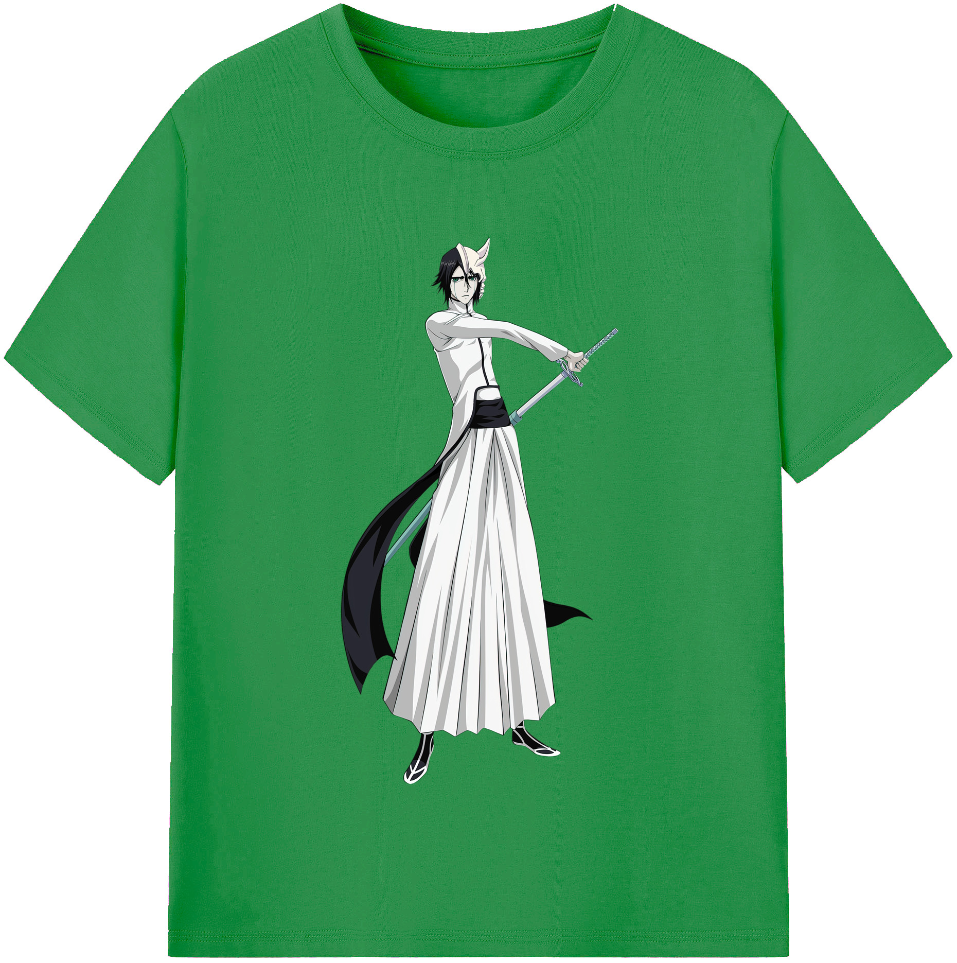 （画像用） ブリーチ ウルキオラ·シファー BLEACH Ulquiorra cifer レディースカジュアルプリントTシャツ（綿100％）