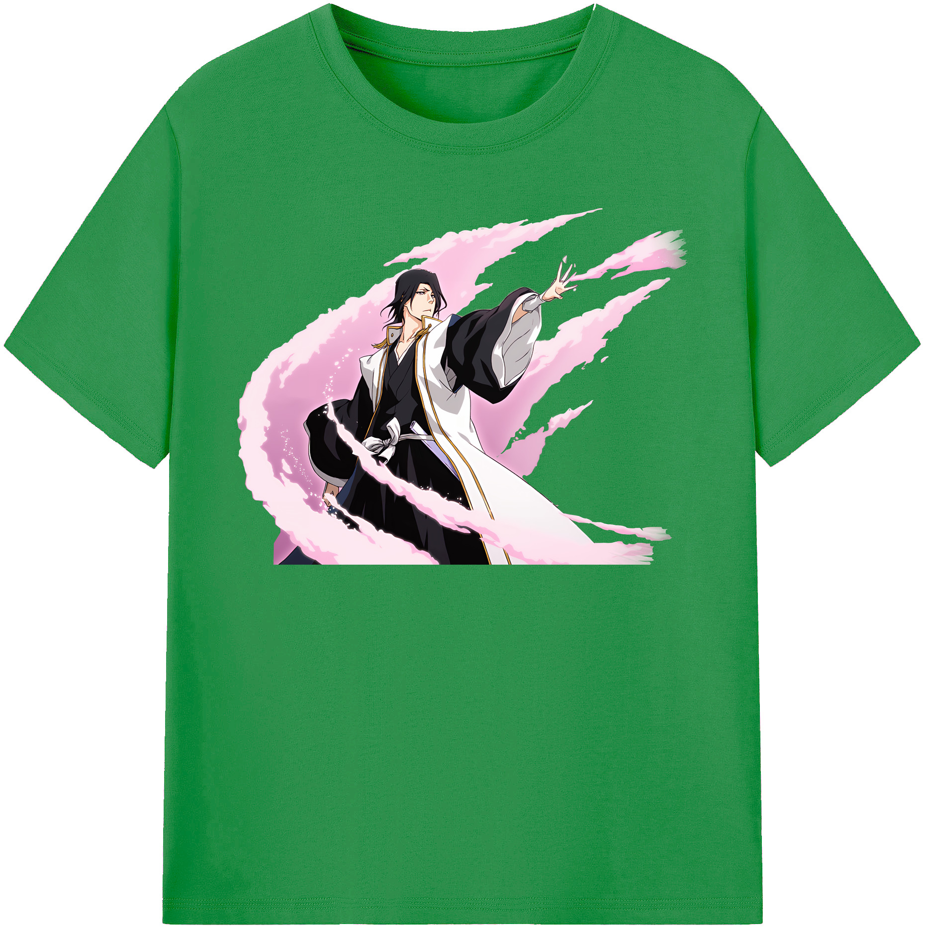 （画像用） ブリーチ くちき びゃくや BLEACH Kuchiki Byakuya レディースカジュアルプリントTシャツ（綿100％）