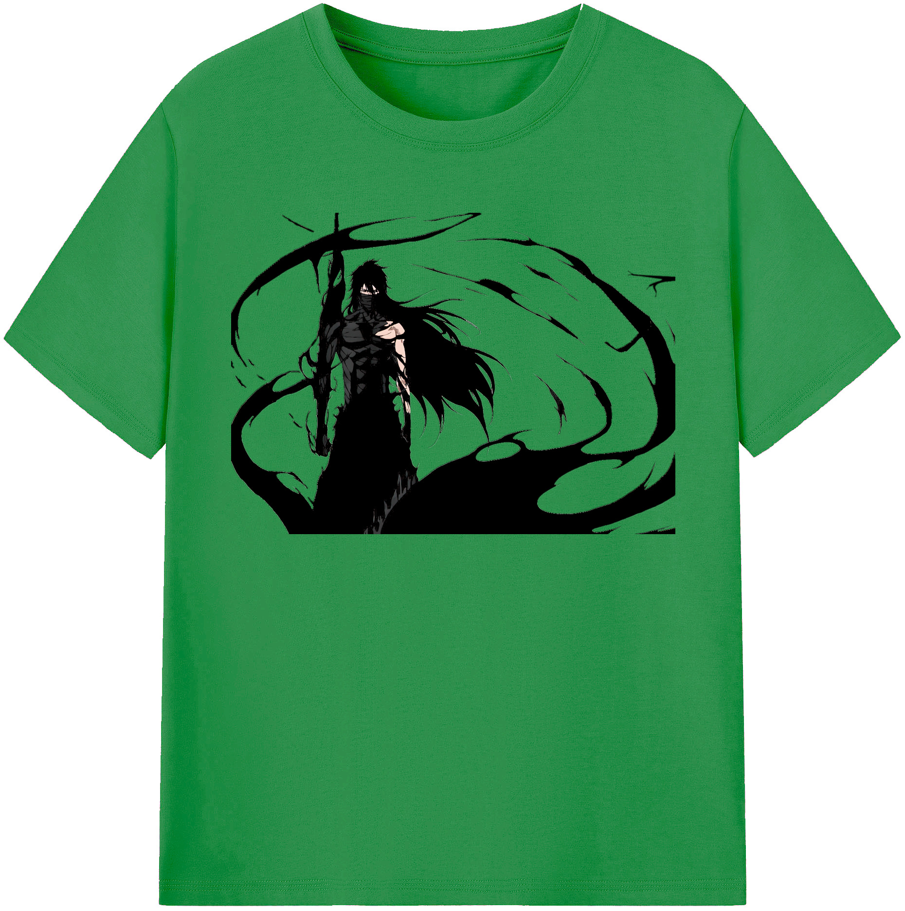 （画像用） ブリーチ 黒崎一護（くろさき いちご）BLEACH Kurosaki Ichigo レディースカジュアルプリントTシャツ（綿100％）