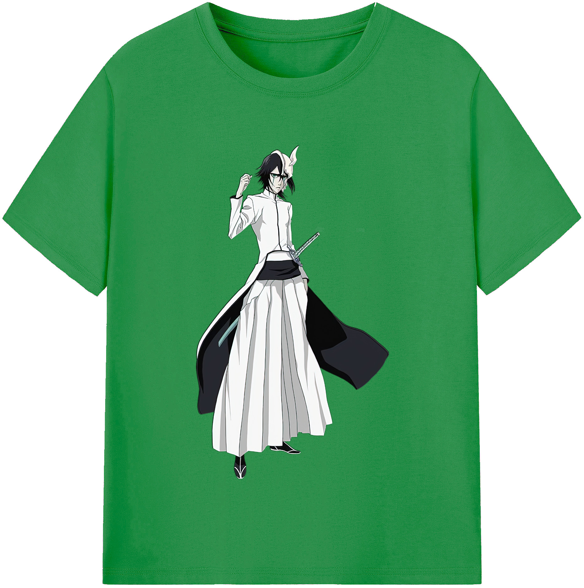 （画像用） ブリーチ ウルキオラ·シファー BLEACH Ulquiorra cifer レディースカジュアルプリントTシャツ（綿100％）
