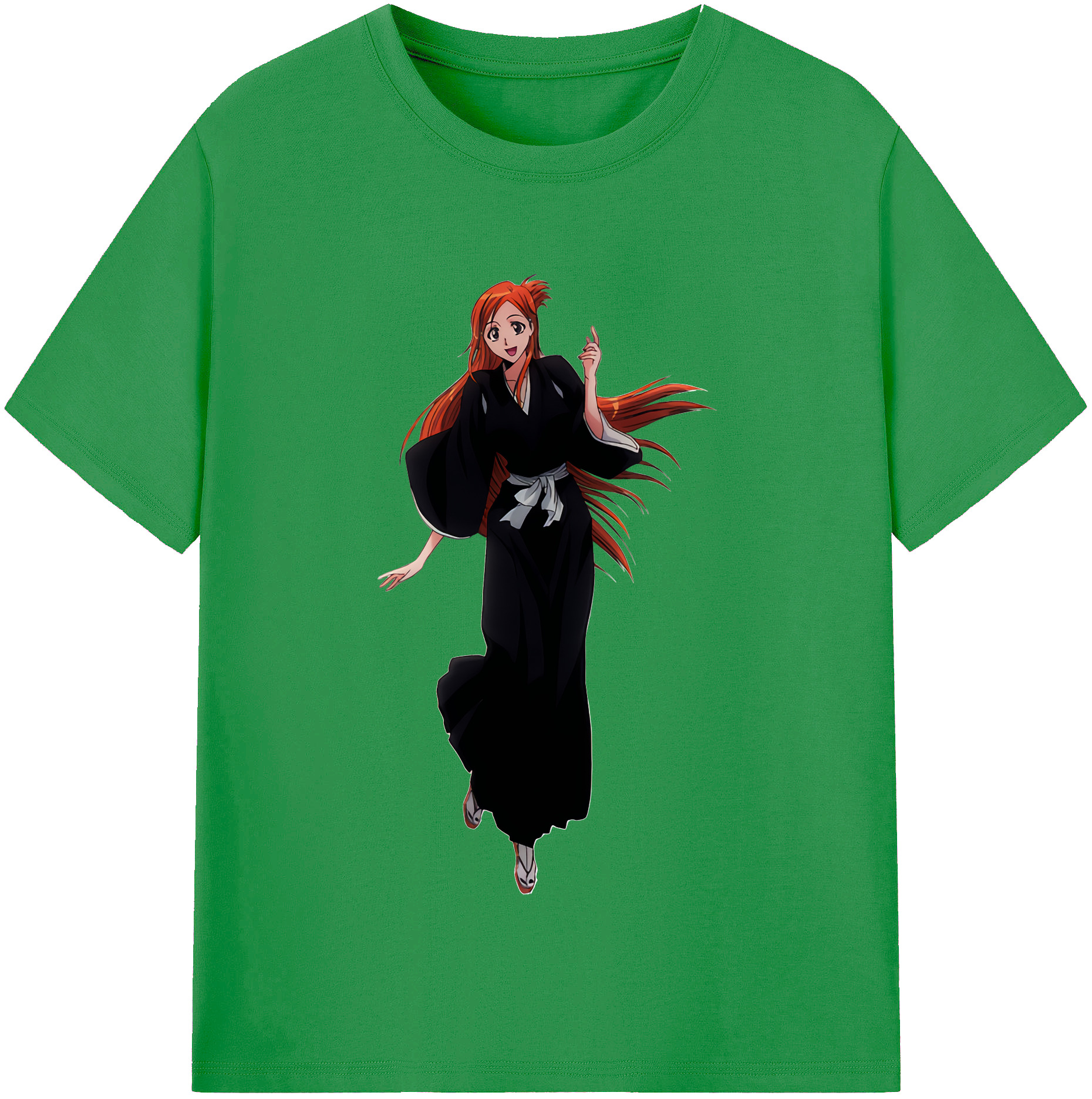 （画像用） ブリーチ 井上織姫（いのうえおりひめ） BLEACH Inoue Orihime レディースカジュアルプリントTシャツ（綿100％）