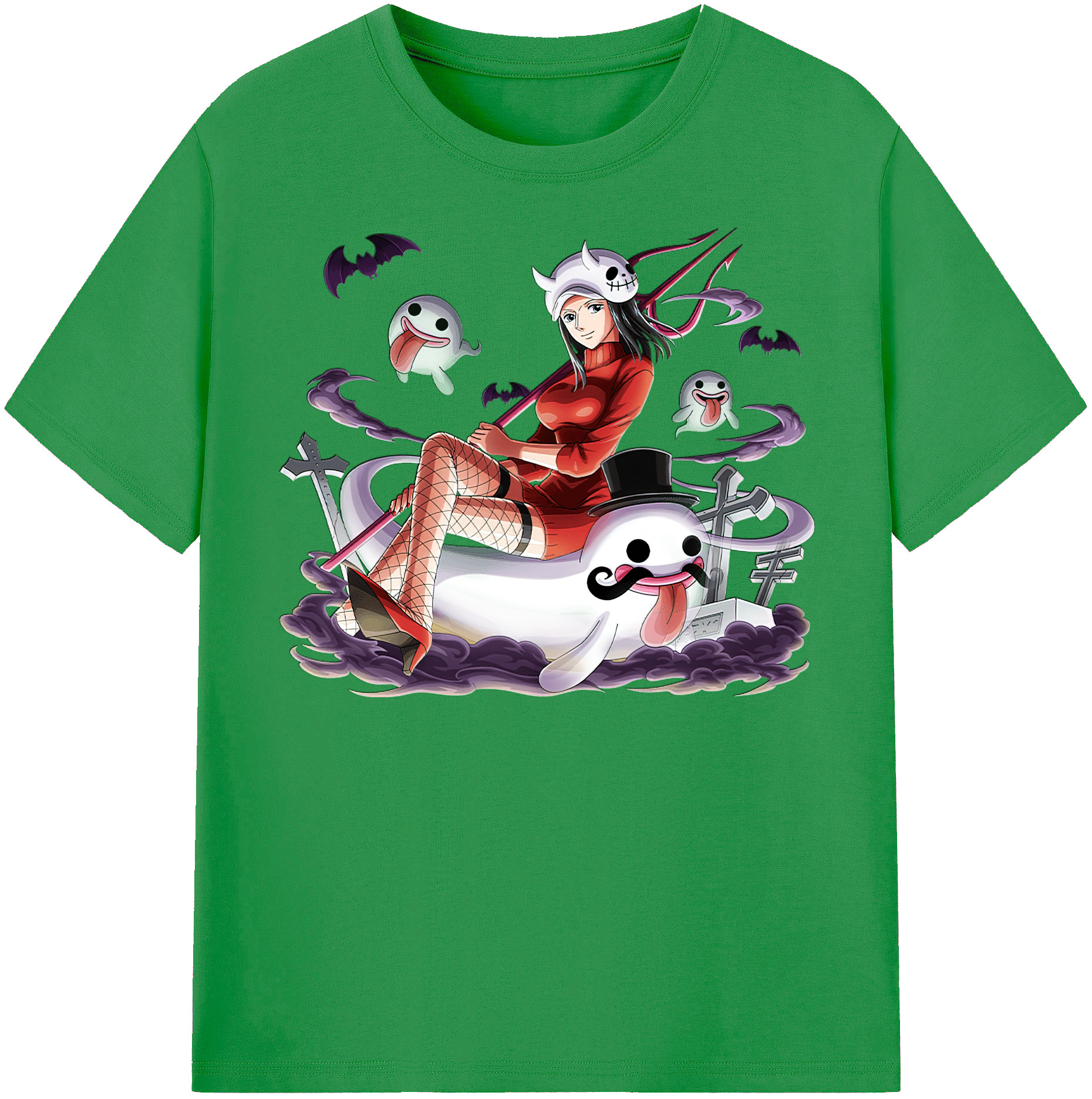 （画像用） ブリーチ くちき びゃくや BLEACH Kuchiki Byakuya レディースカジュアルプリントTシャツ（綿100％）